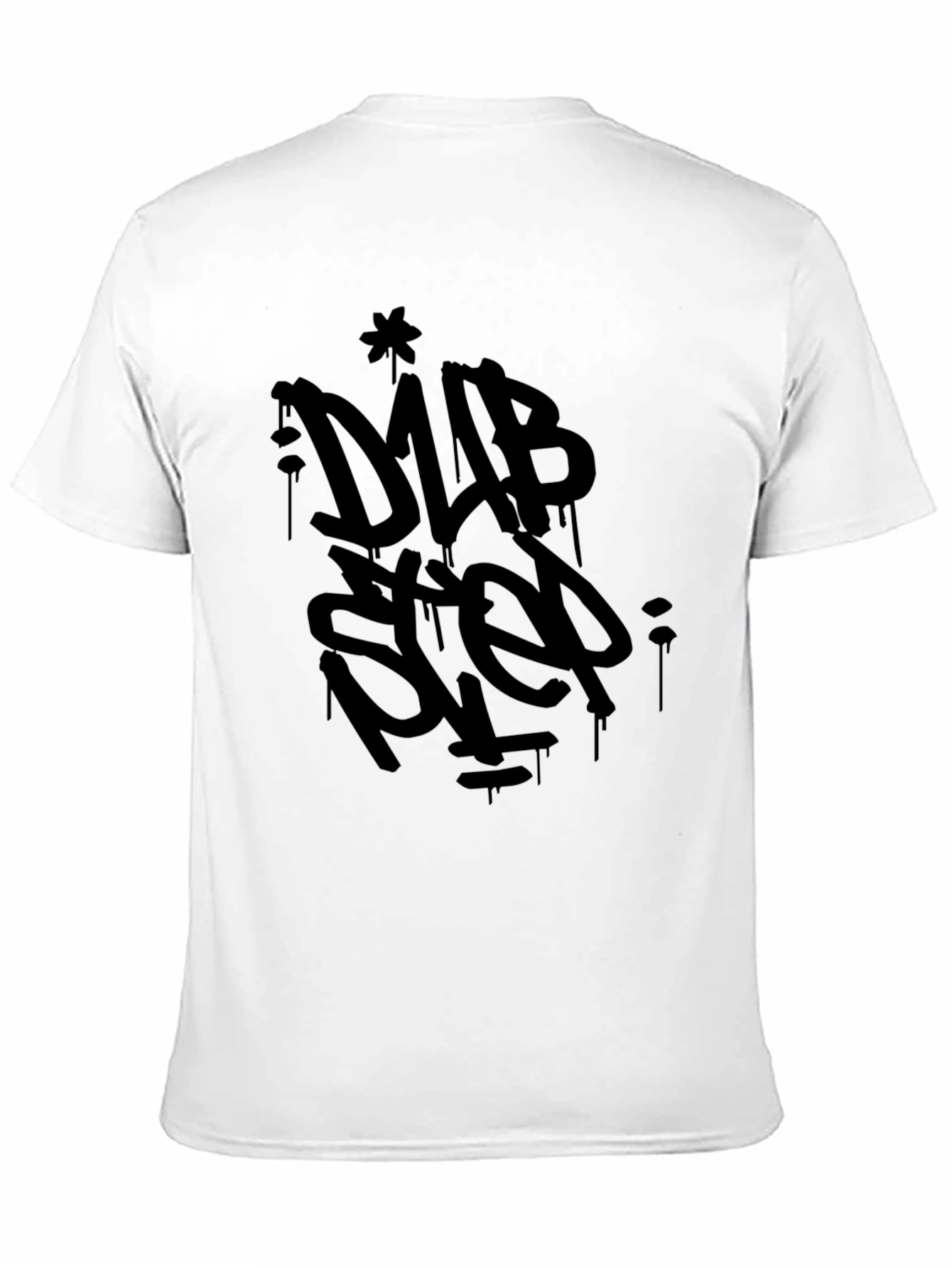 Black Dubstep Graphic Tee - Modern Urban Style