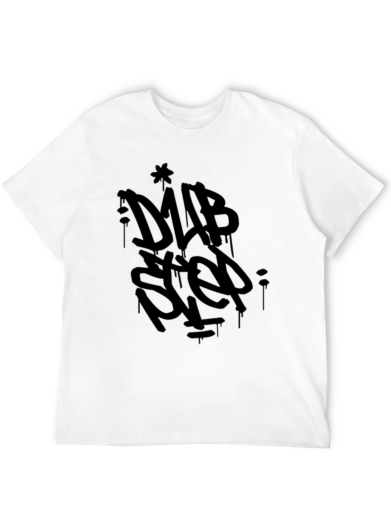 Black Dubstep Graphic Tee - Modern Urban Style