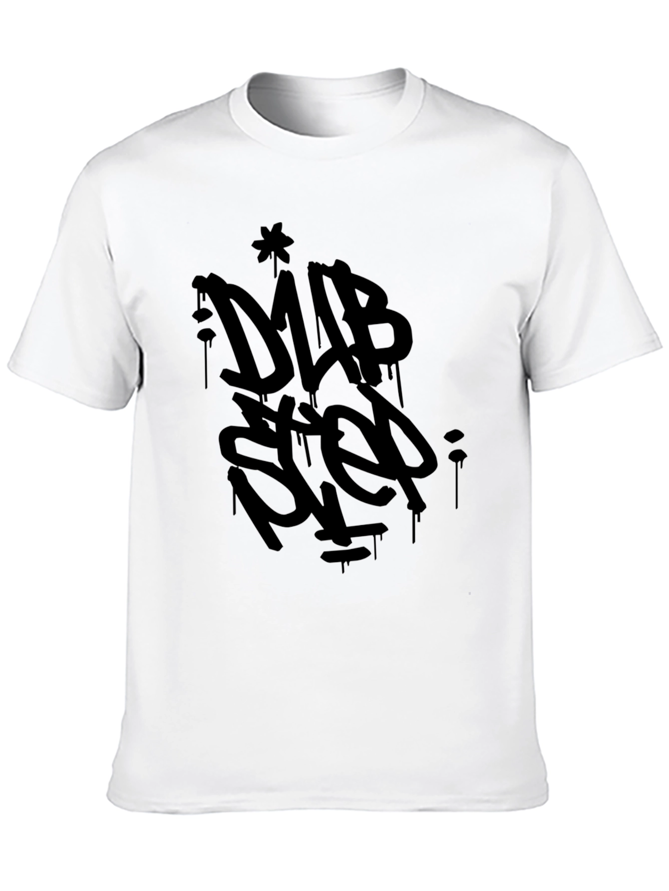 Black Dubstep Graphic Tee - Modern Urban Style