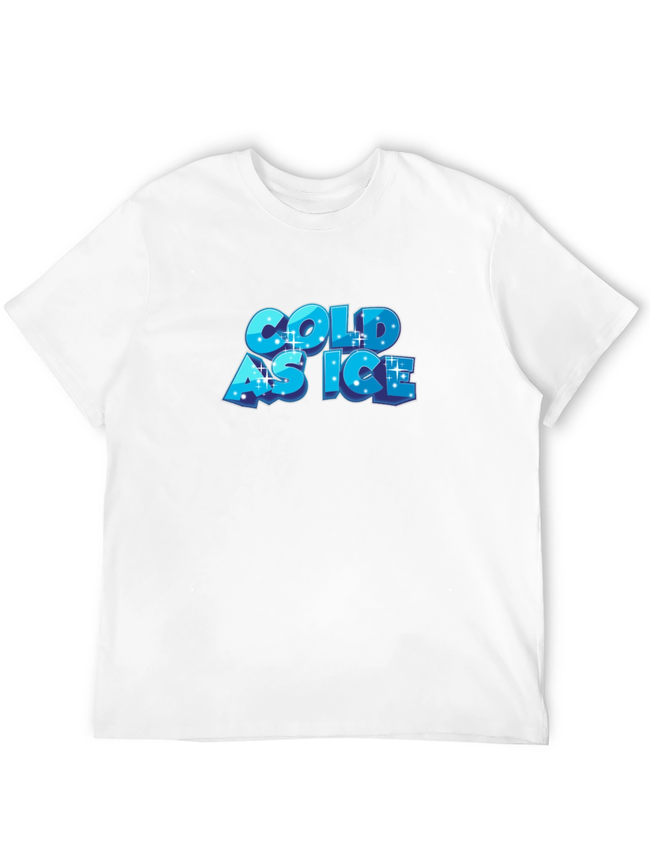 Cold as Ice Black Graphic T-Shirt