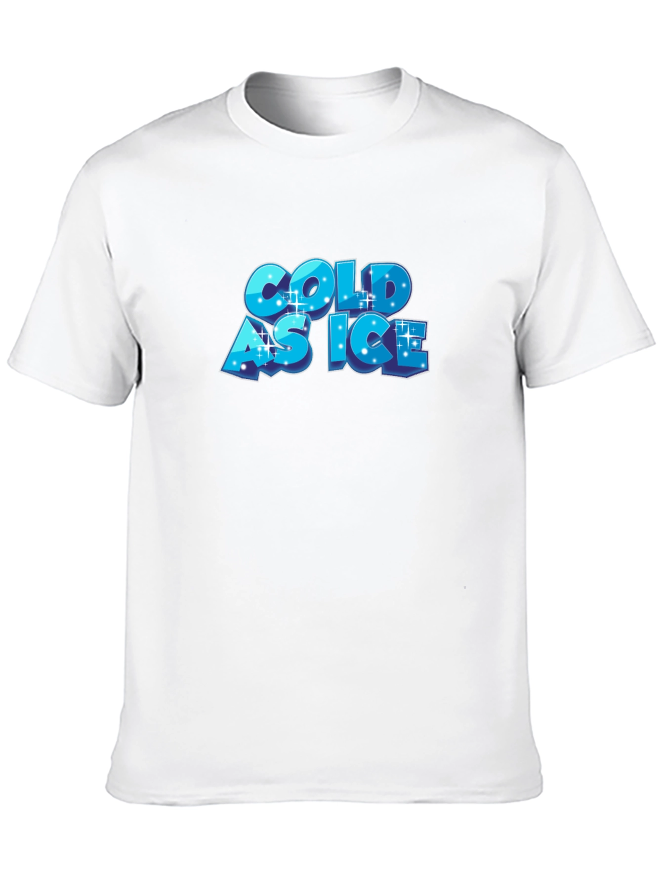 Cold as Ice Black Graphic T-Shirt