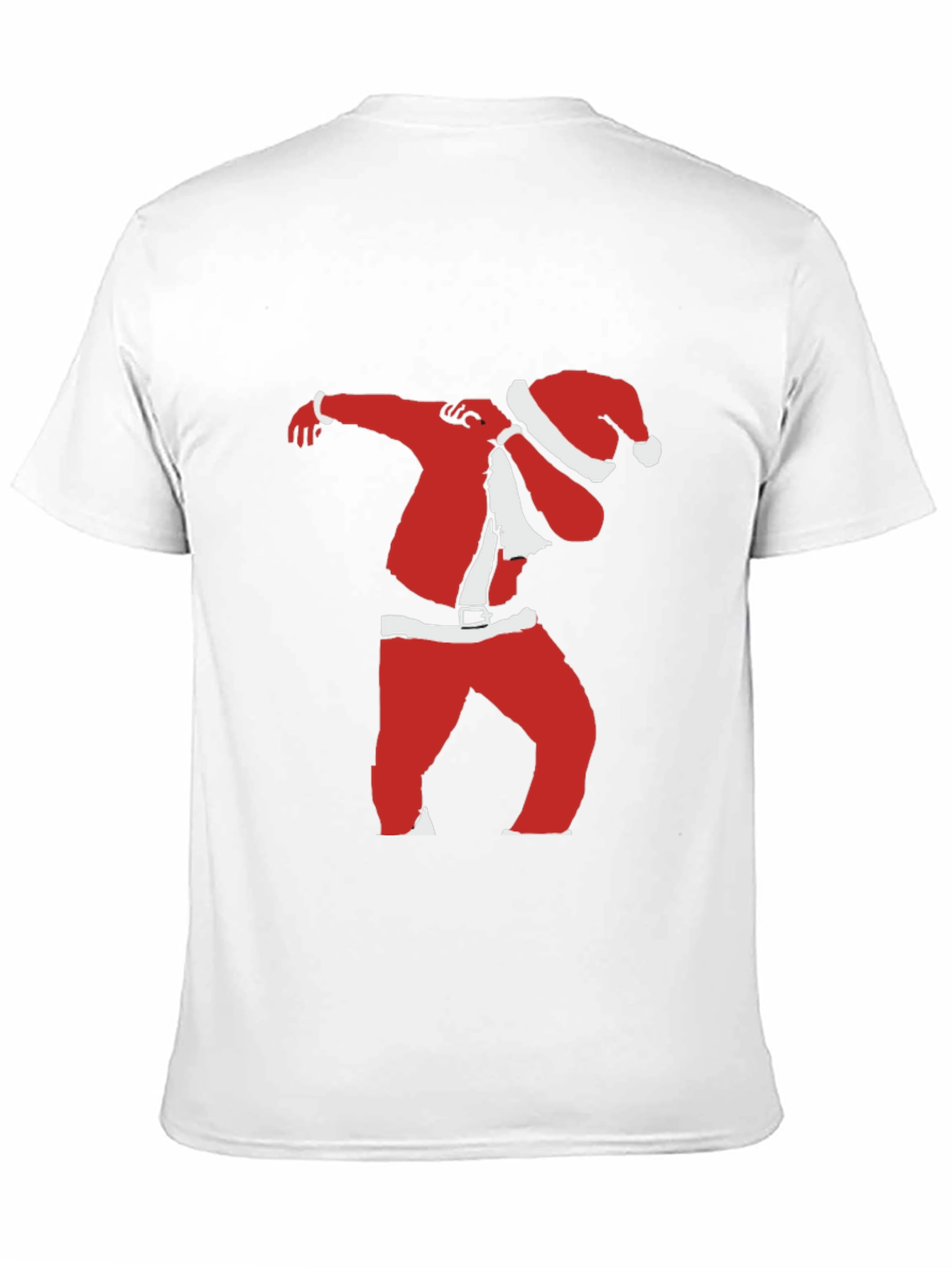 Dabbing Santa Black T-Shirt - Holiday Festive Apparel