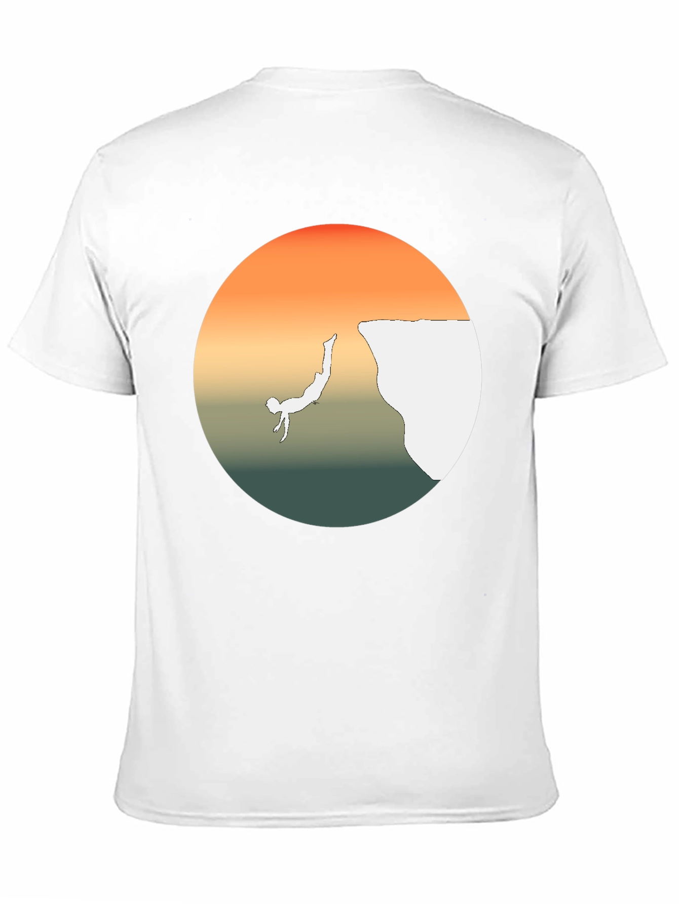 Cliff Diver Graphic Tee - Bold Statement T-Shirt