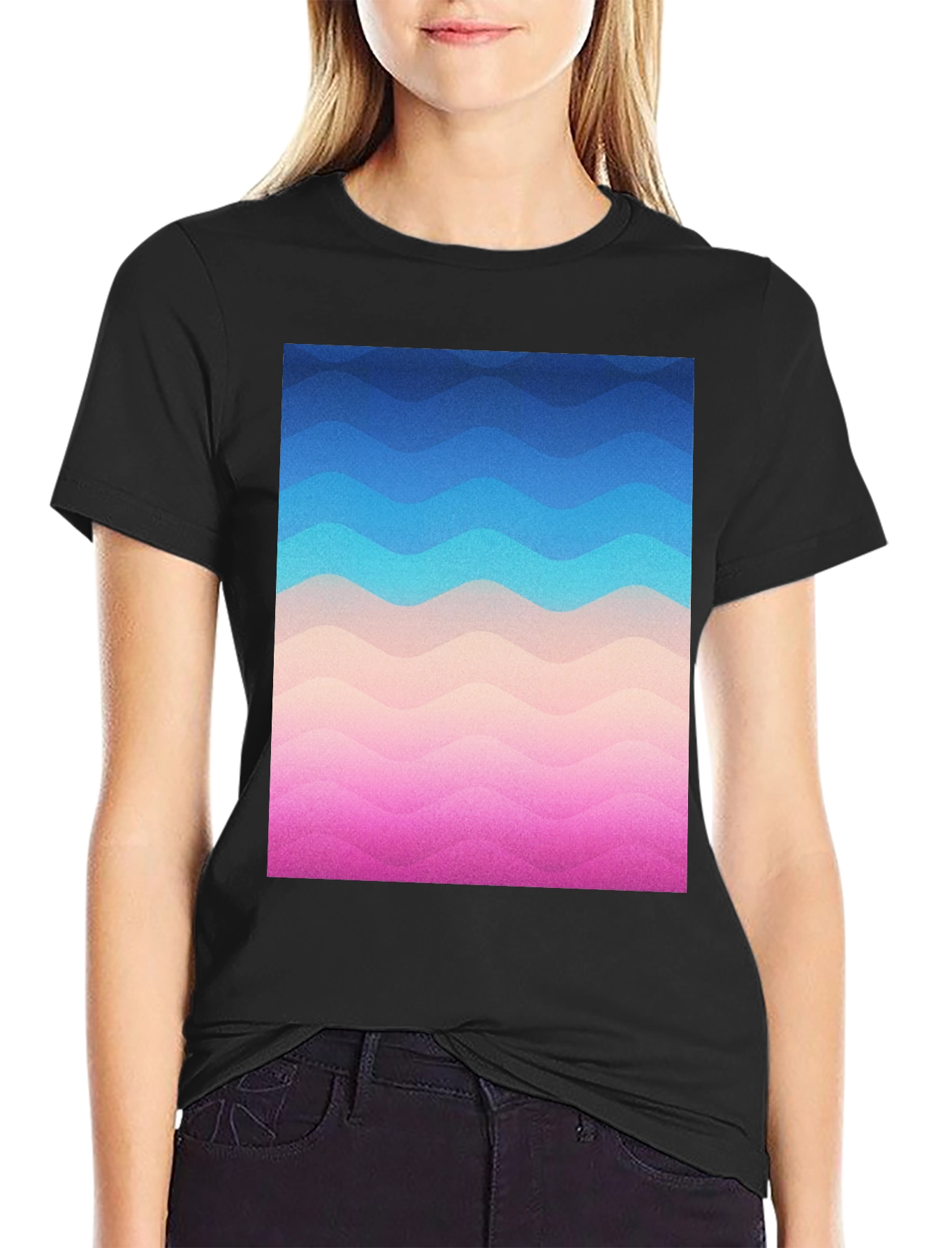 Wavy Gradient T-Shirt
