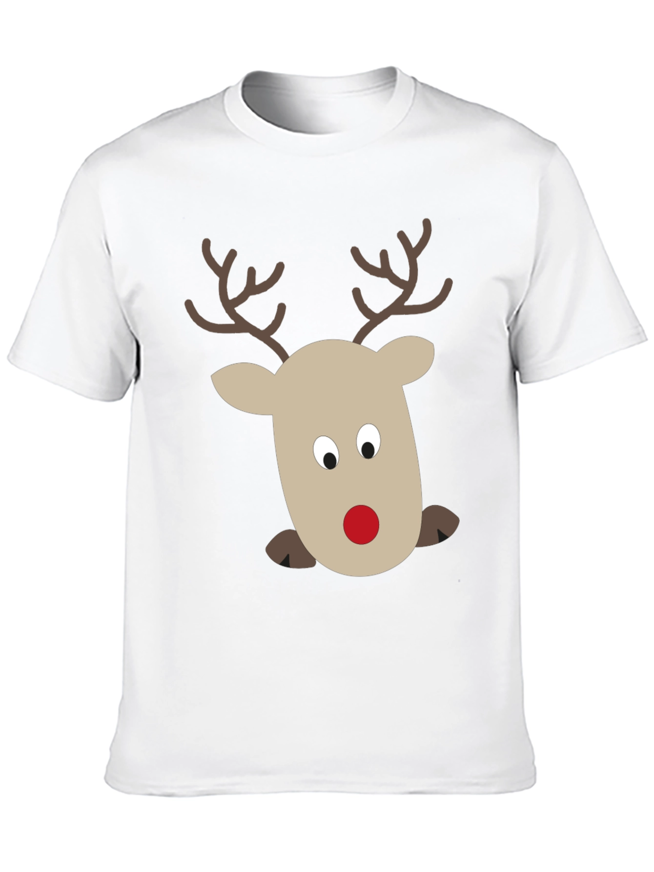Rudolph Reindeer Graphic Tee - Holiday Fun!