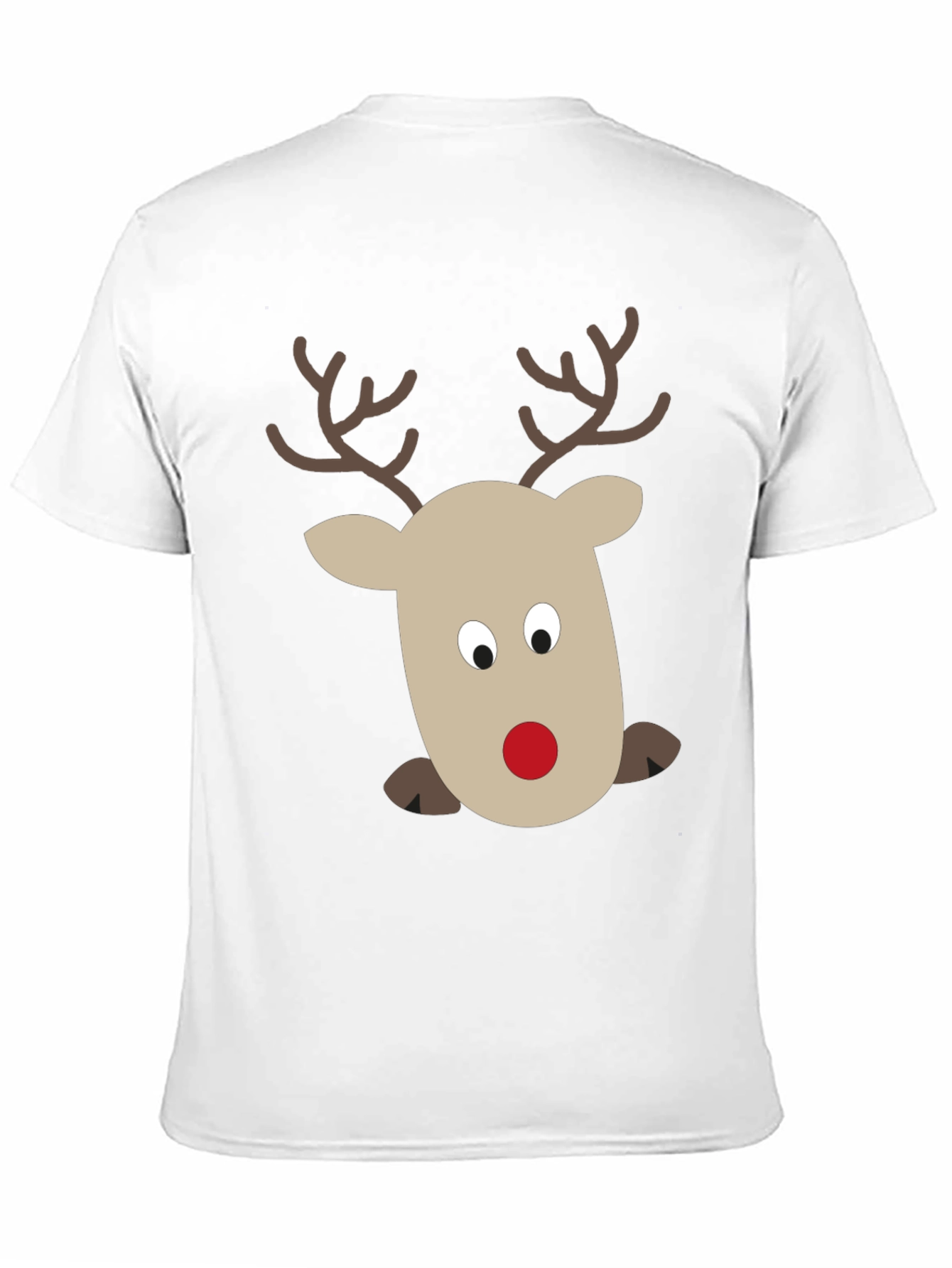 Rudolph Reindeer Graphic Tee - Holiday Fun!