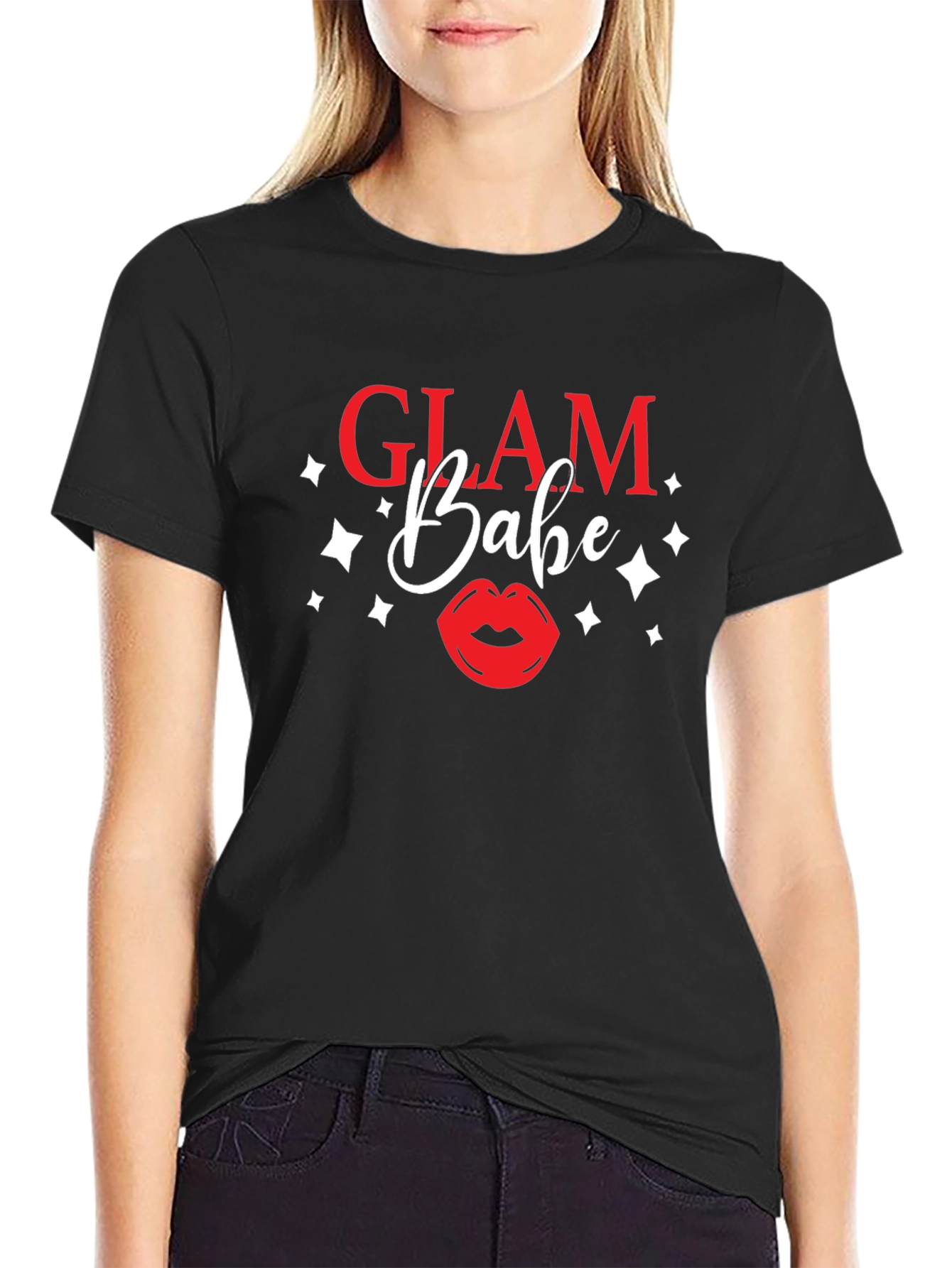 Glam Babe Graphic Tee - Stylish Fashion Top