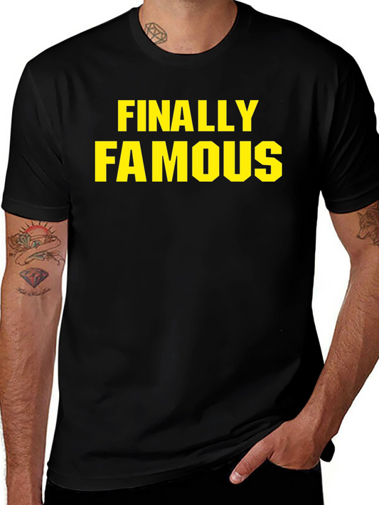 Finally Famous Graphic T-Shirt - Black