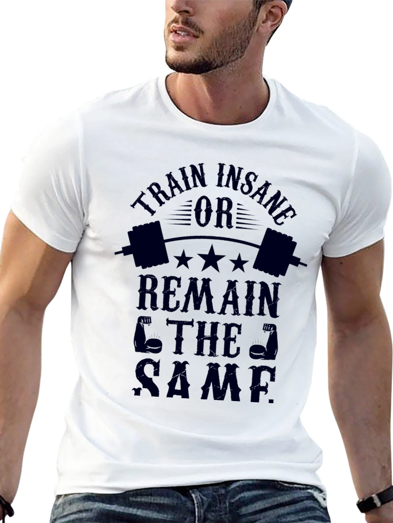 Train Insane Gym T-Shirt - Bodybuilding Workout Tee