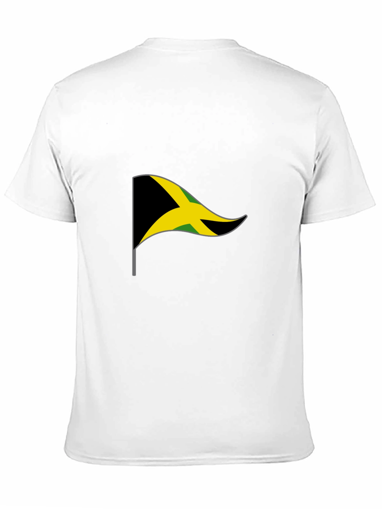 Jamaica Flag Graphic T-Shirt - Black