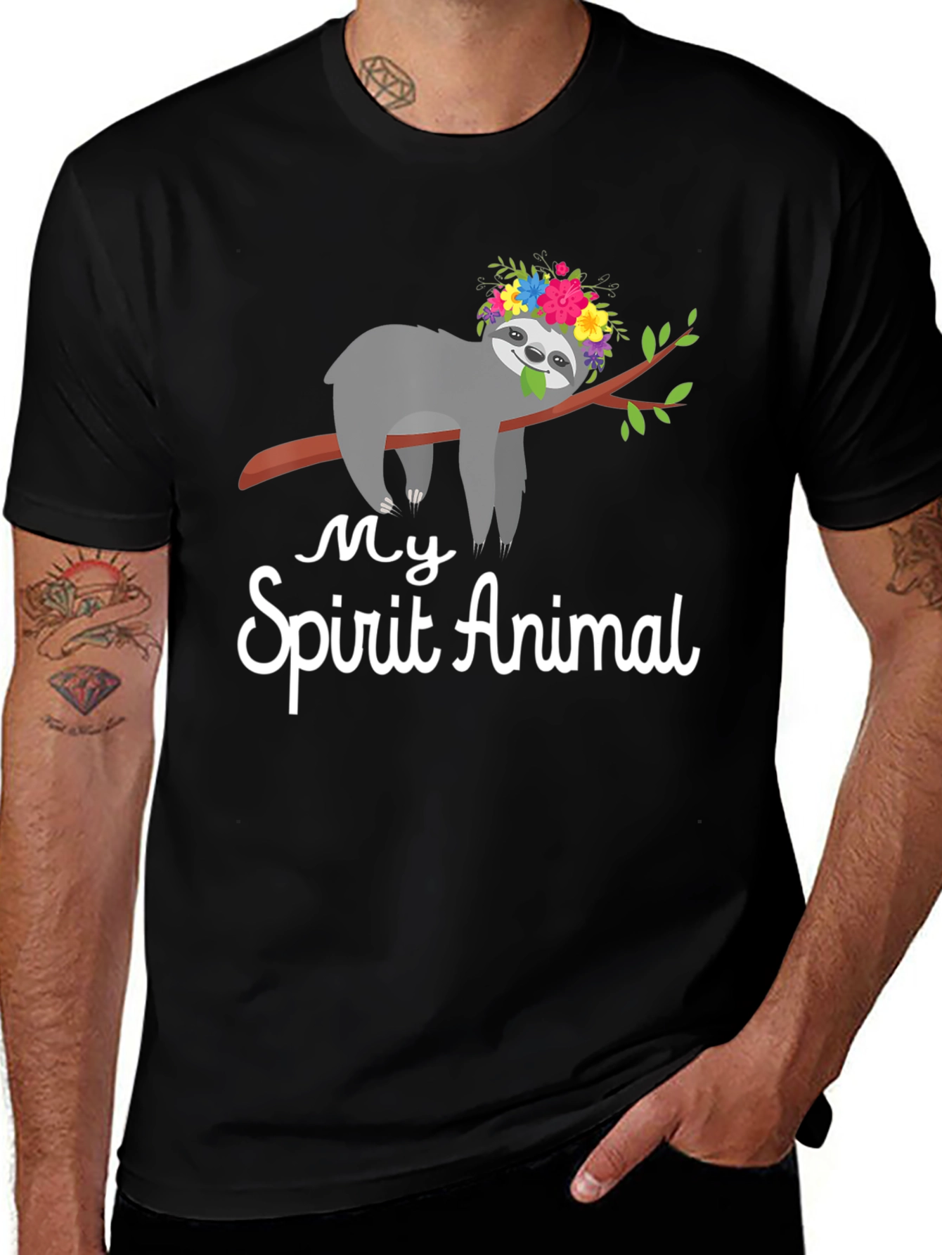 My Spirit Animal Sloth Graphic Tee