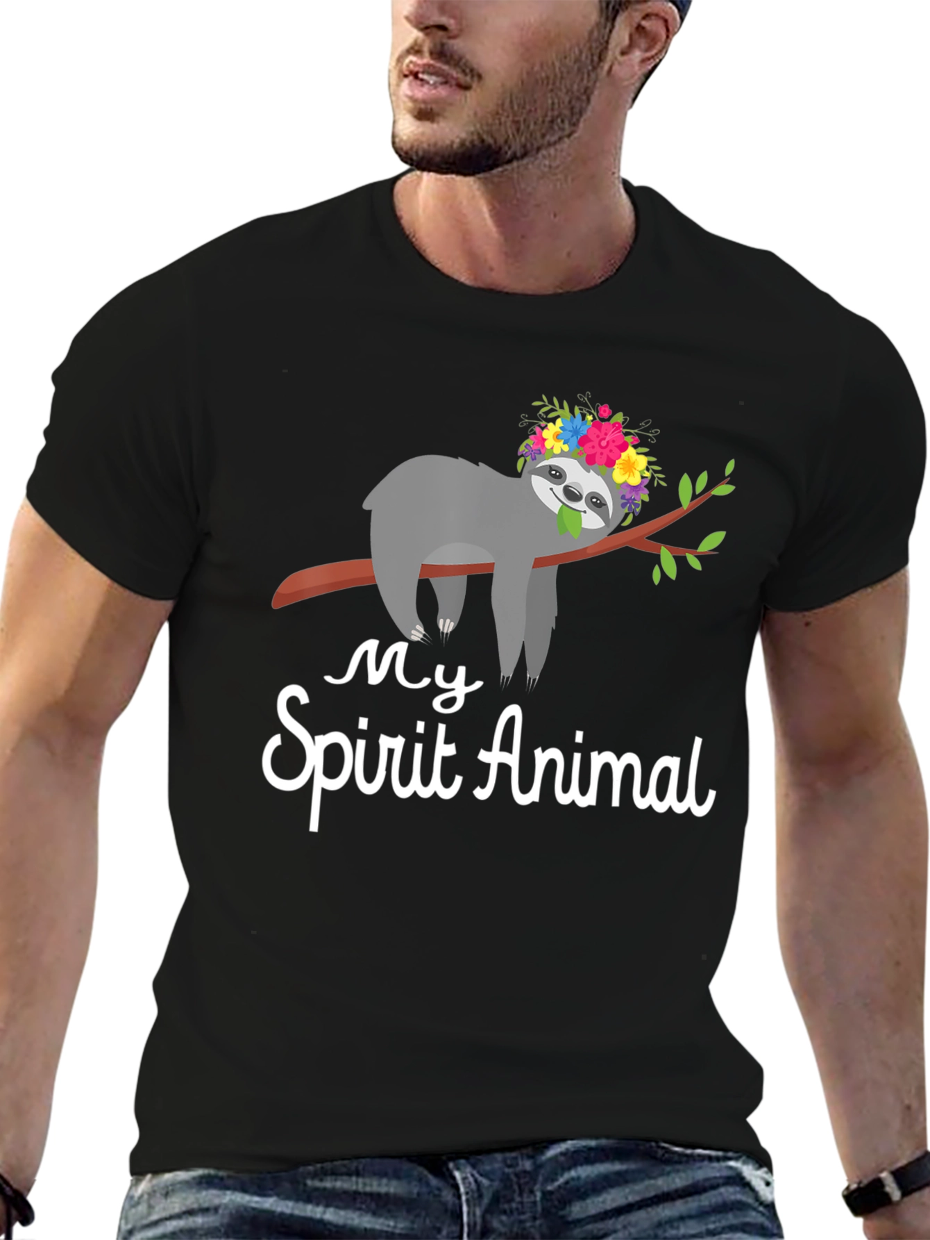 My Spirit Animal Sloth Graphic Tee