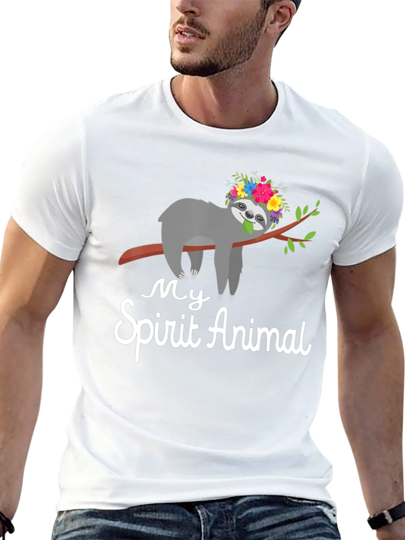 My Spirit Animal Sloth Graphic Tee