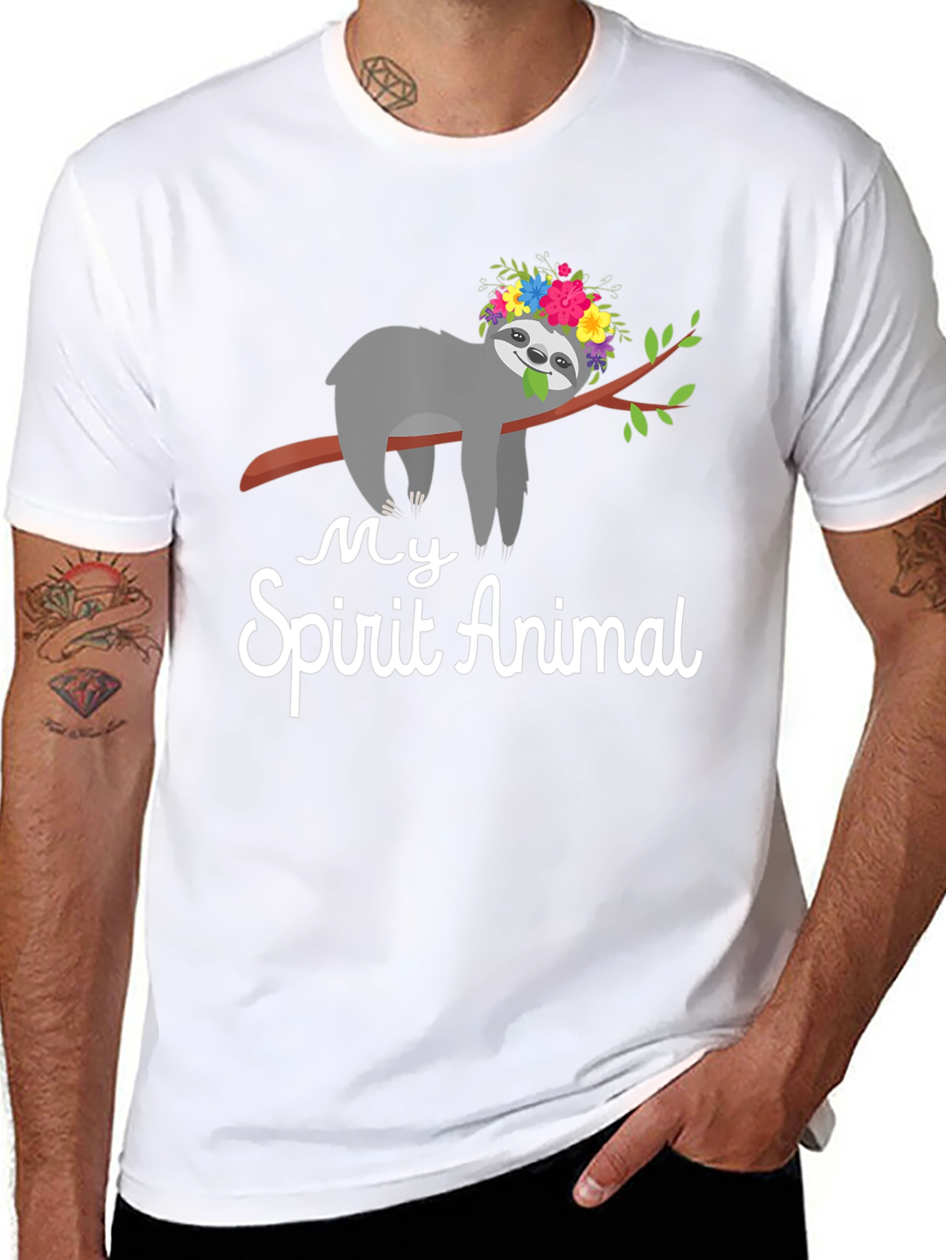 My Spirit Animal Sloth Graphic Tee