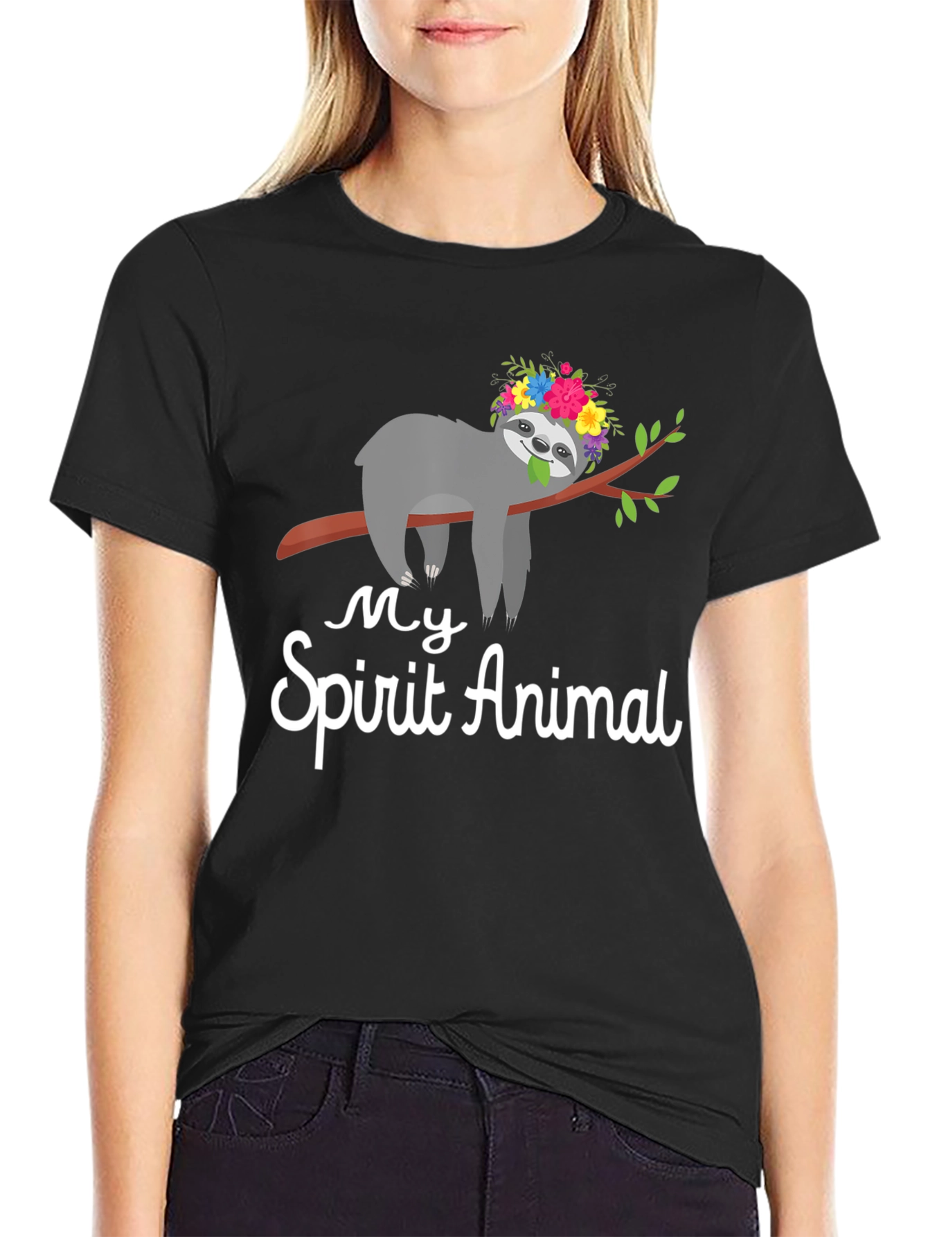 My Spirit Animal Sloth Graphic Tee
