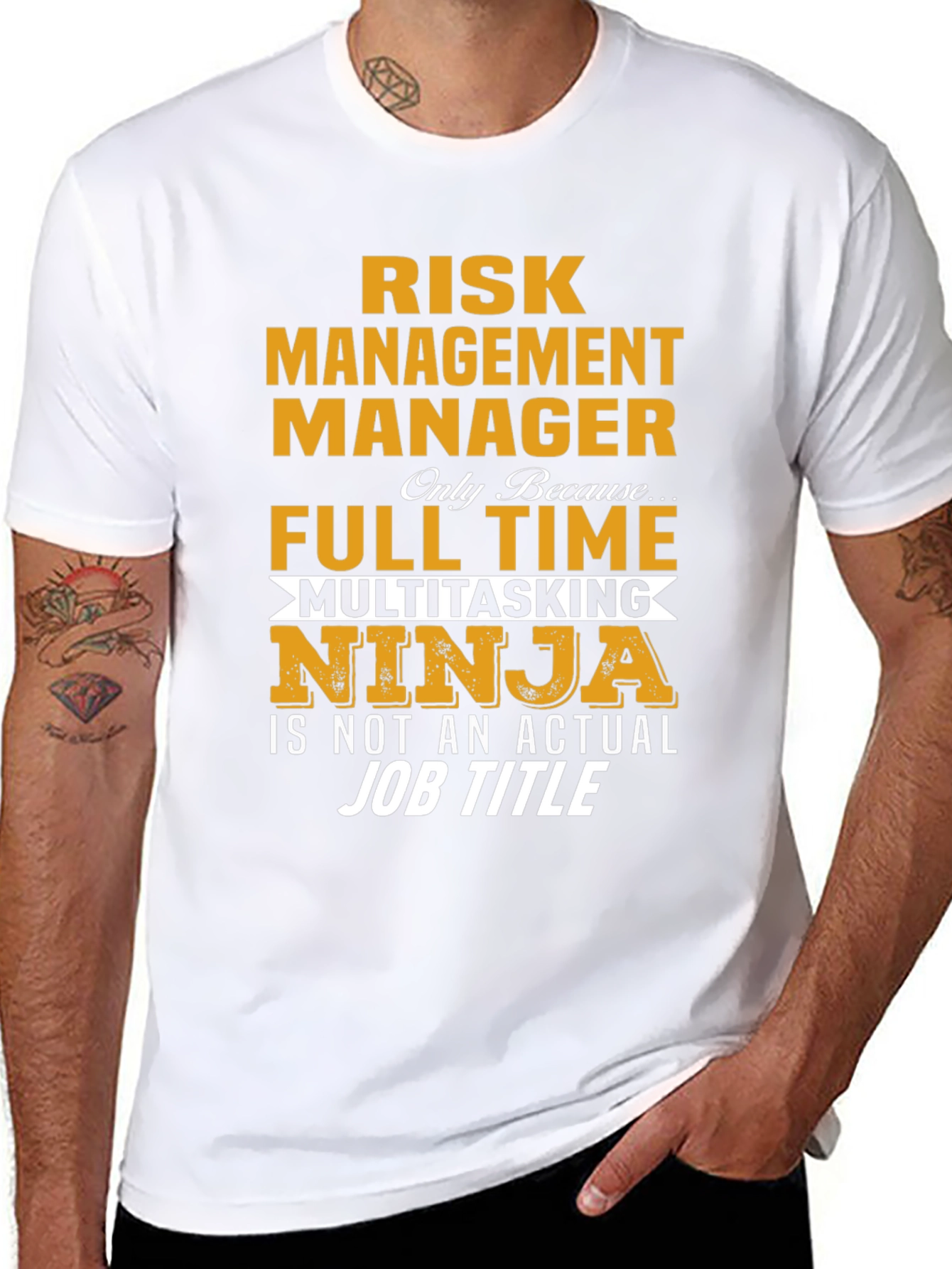 Risk Management Manager T-Shirt: Multitasking Ninja
