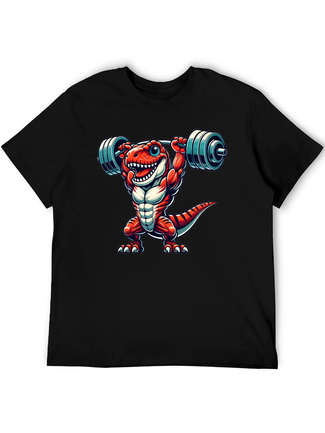 Dino Gym T-Shirt: Lift Like a Rex!