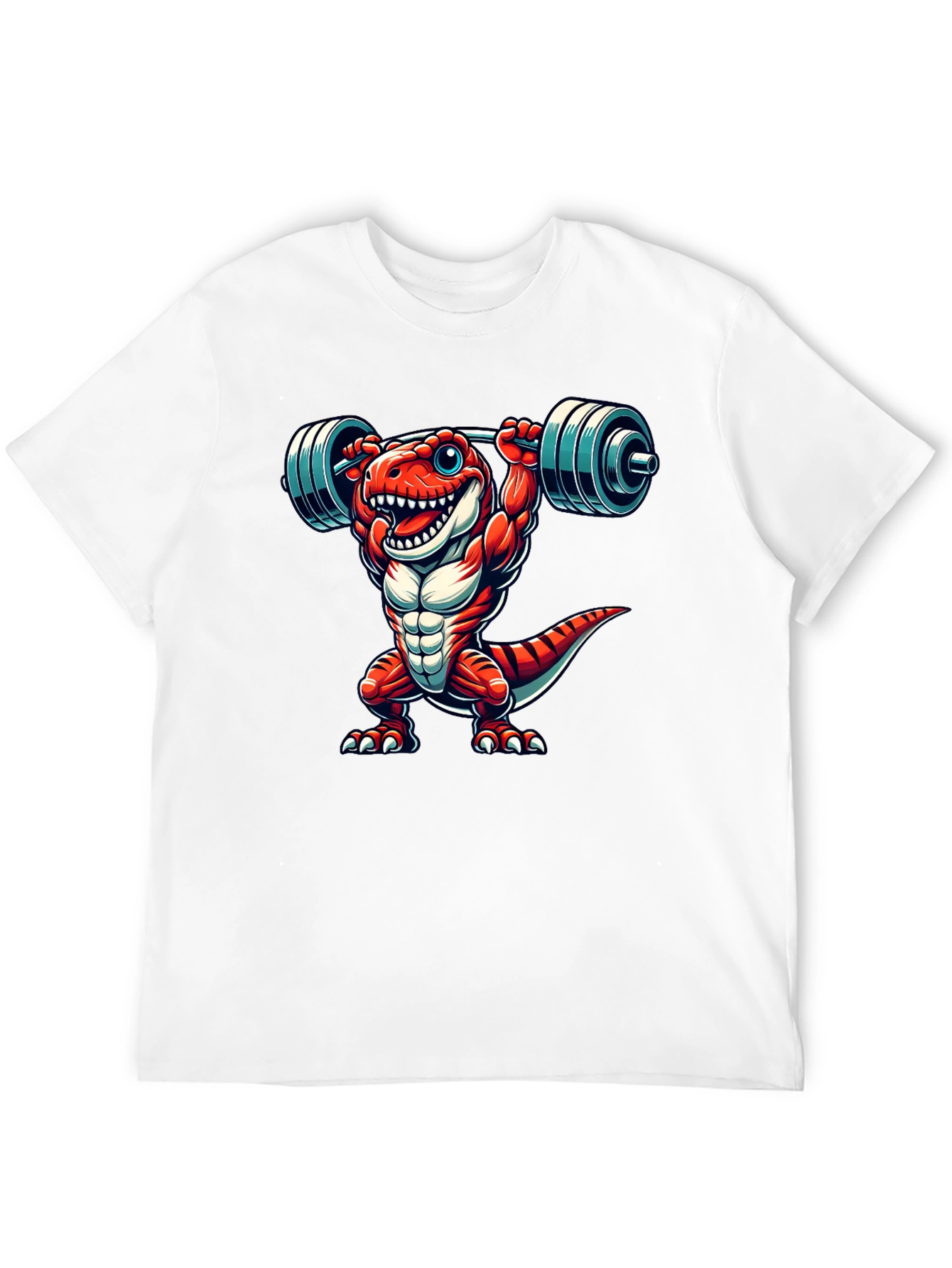 Dino Gym T-Shirt: Lift Like a Rex!