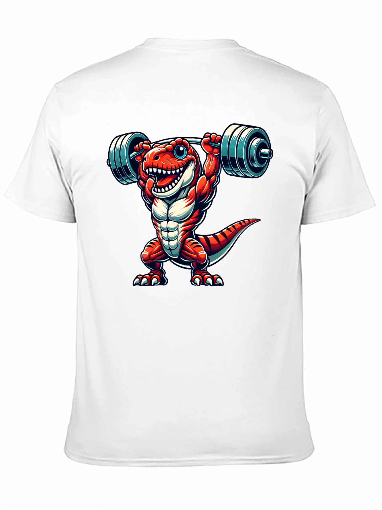Dino Gym T-Shirt: Lift Like a Rex!