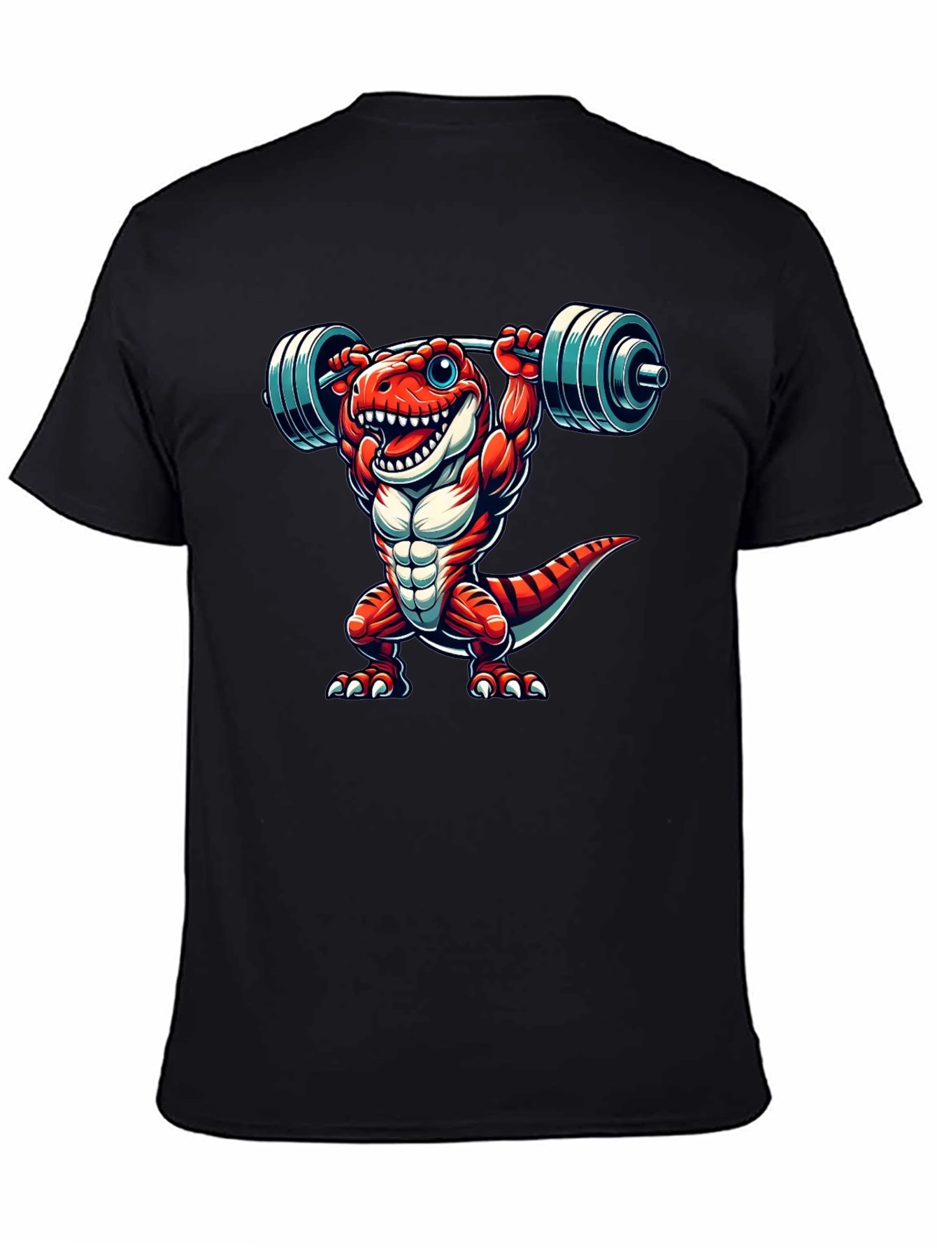 Dino Gym T-Shirt: Lift Like a Rex!