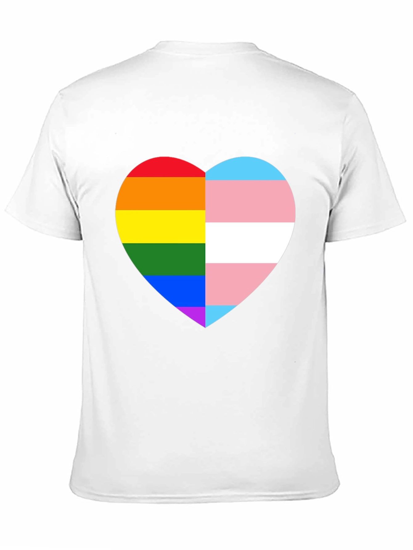 LGBTQ+ Pride Heart Graphic Tee
