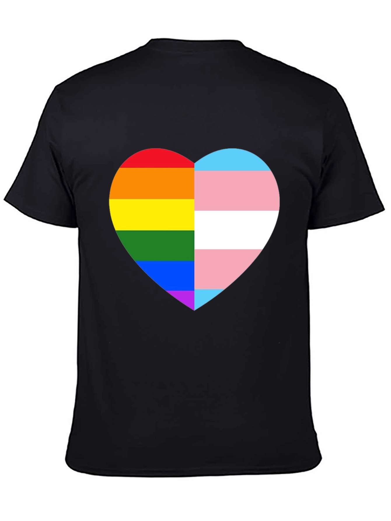 LGBTQ+ Pride Heart Graphic Tee