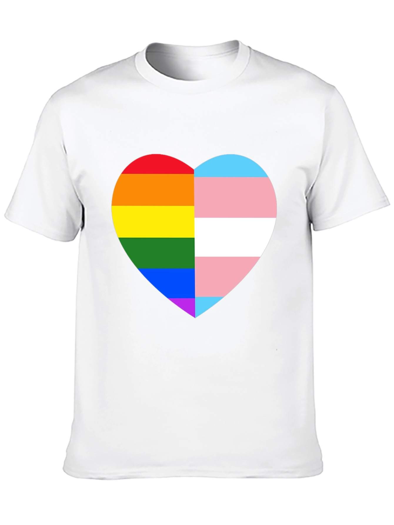 LGBTQ+ Pride Heart Graphic Tee