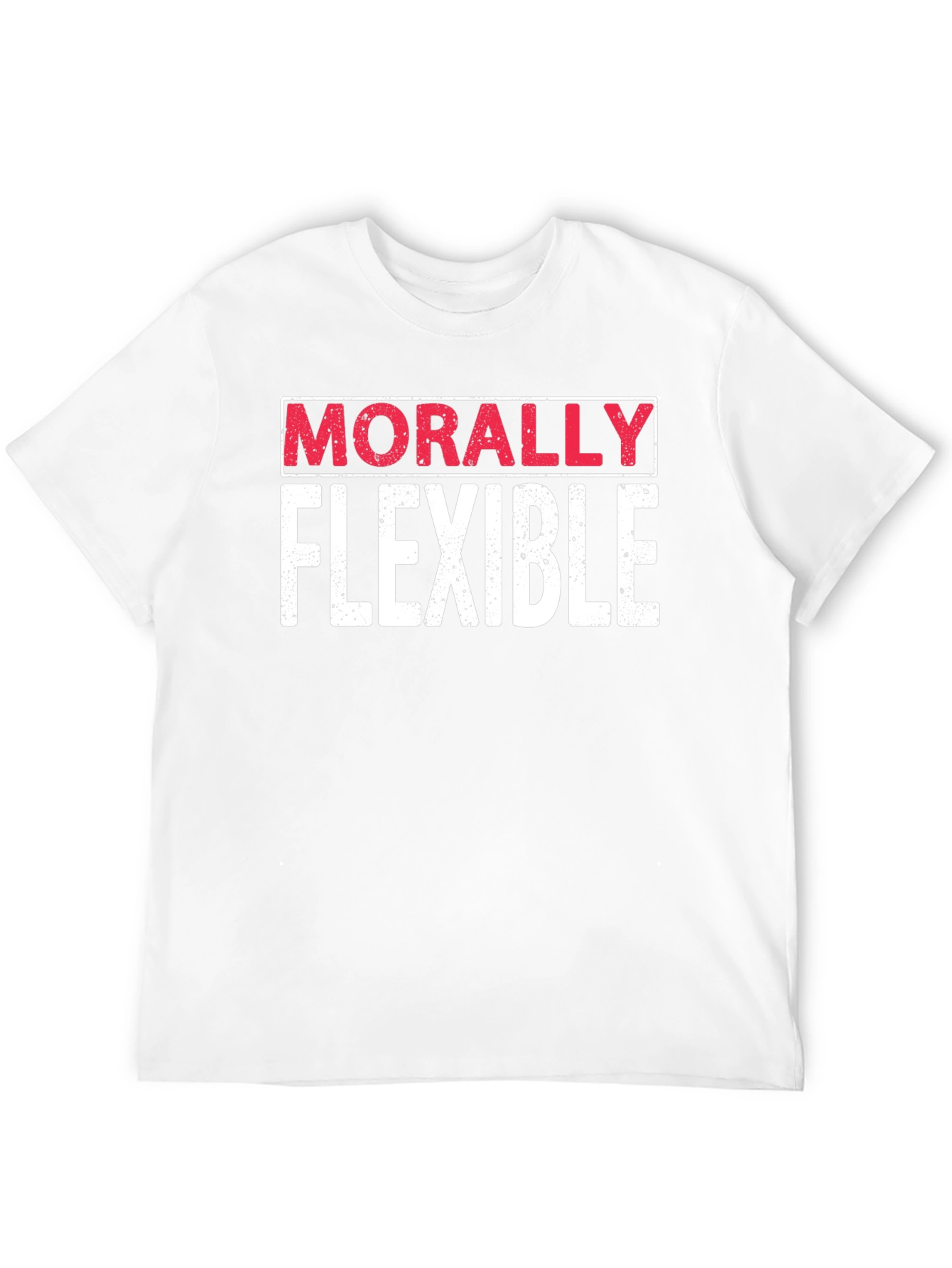 Morally Flexible Graphic Tee - Black T-Shirt