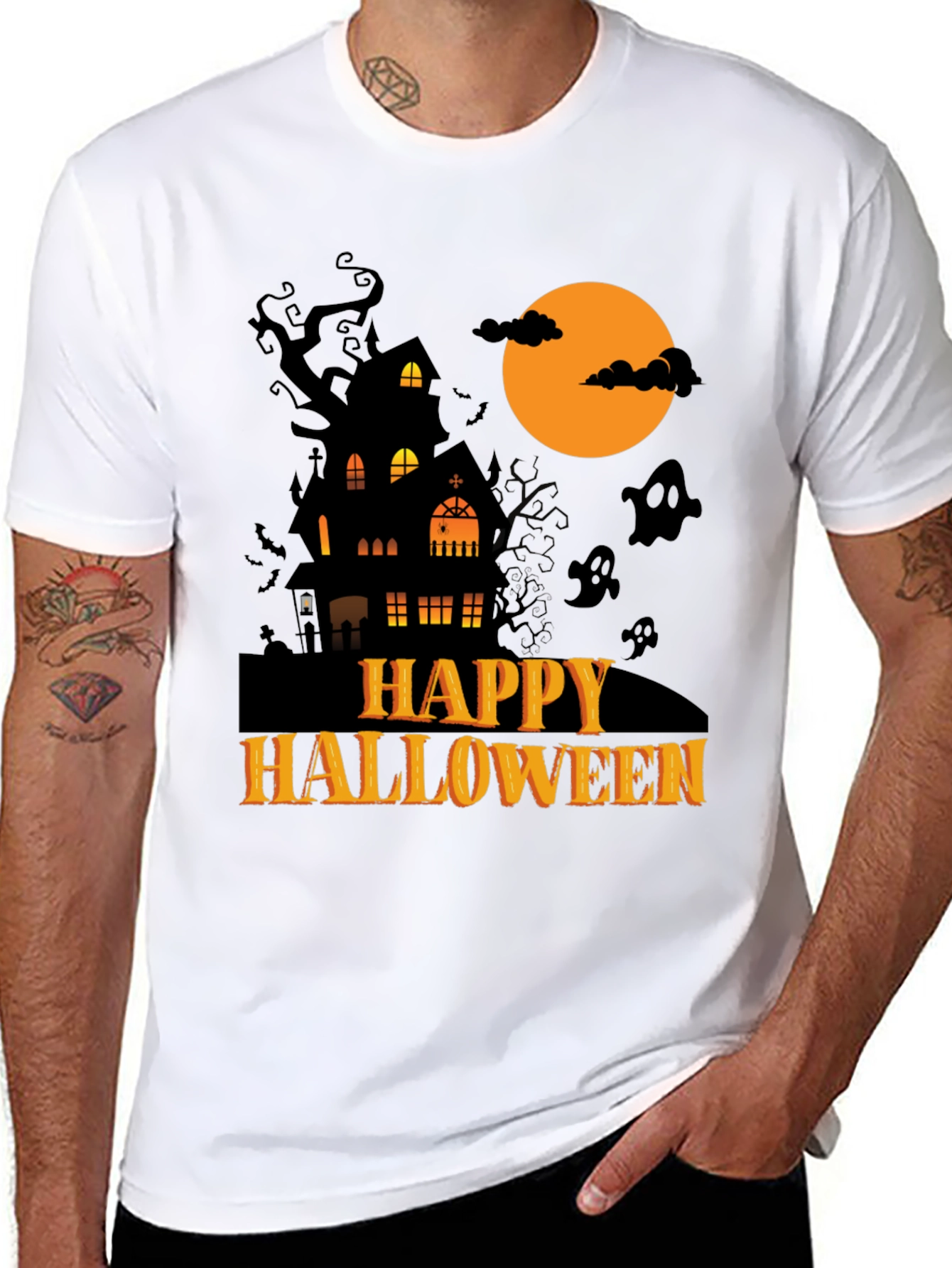 Halloween Haunted House T-Shirt
