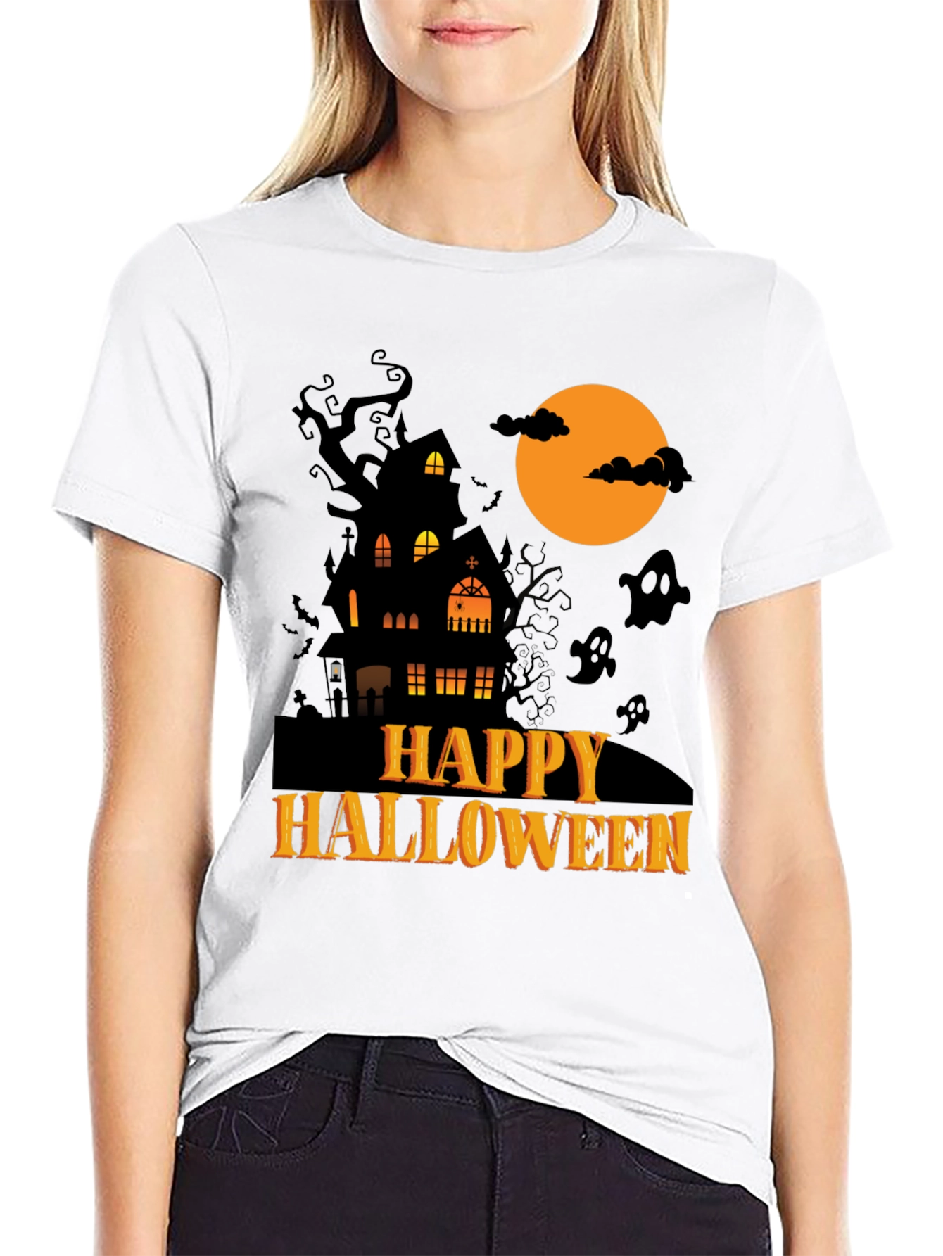 Halloween Haunted House T-Shirt