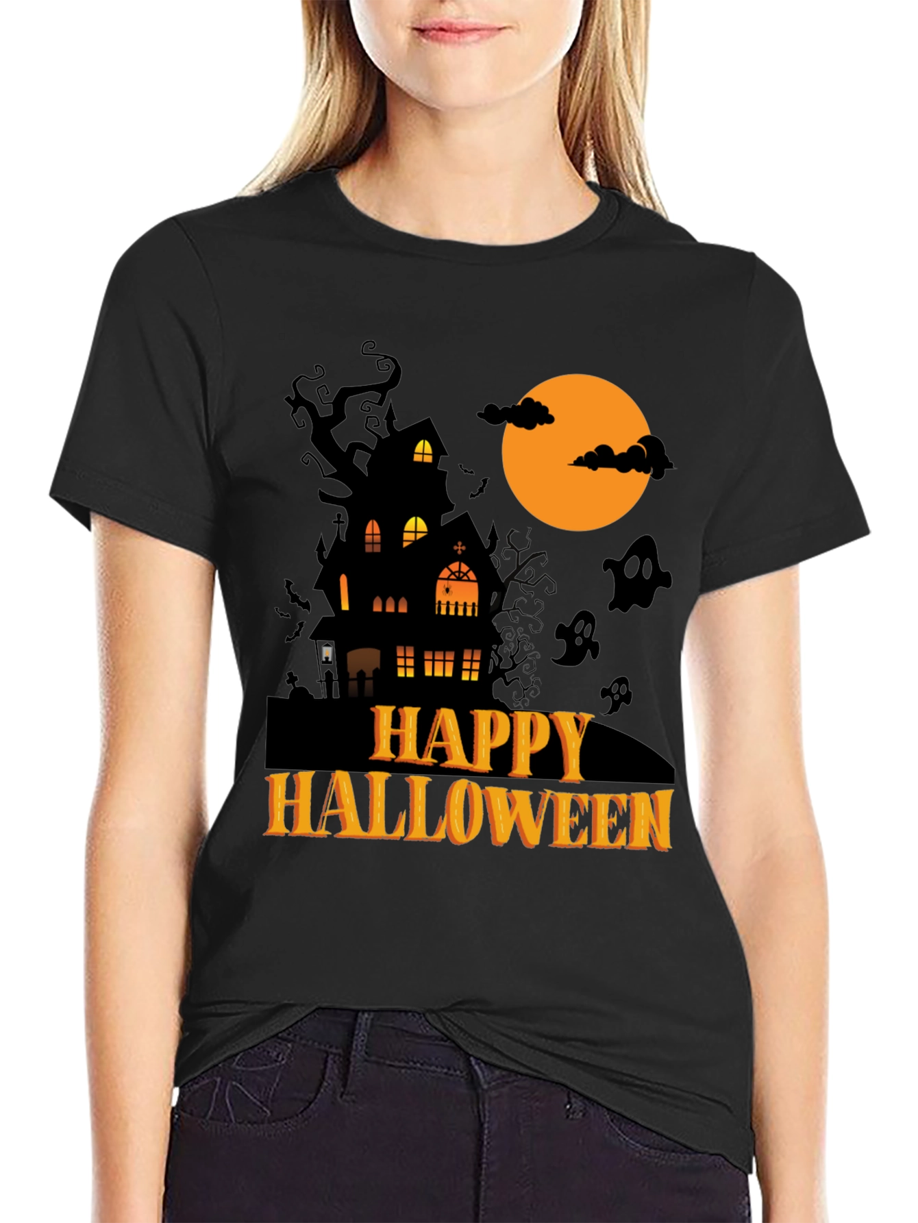 Halloween Haunted House T-Shirt