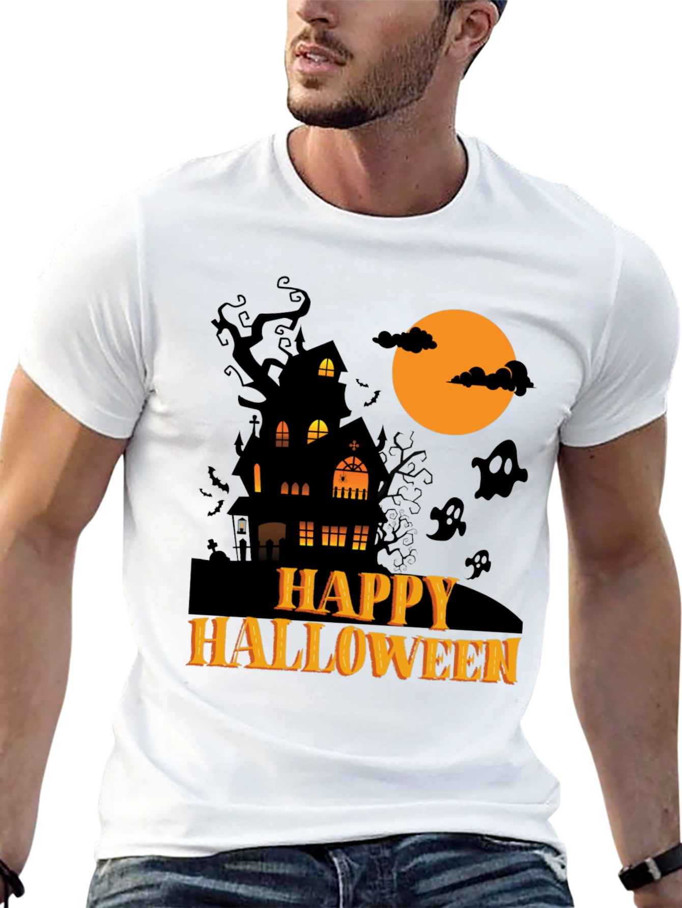 Halloween Haunted House T-Shirt