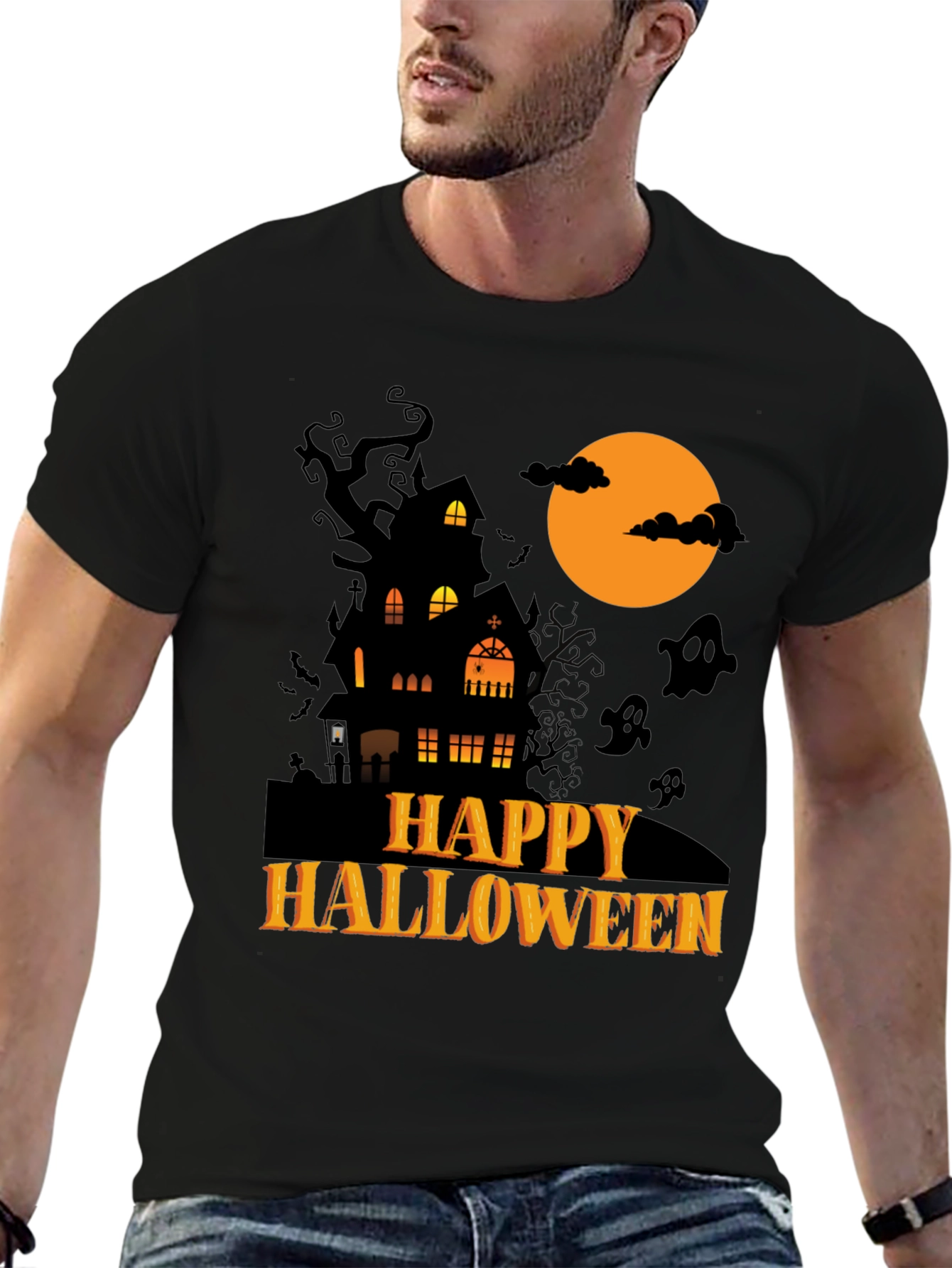 Halloween Haunted House T-Shirt
