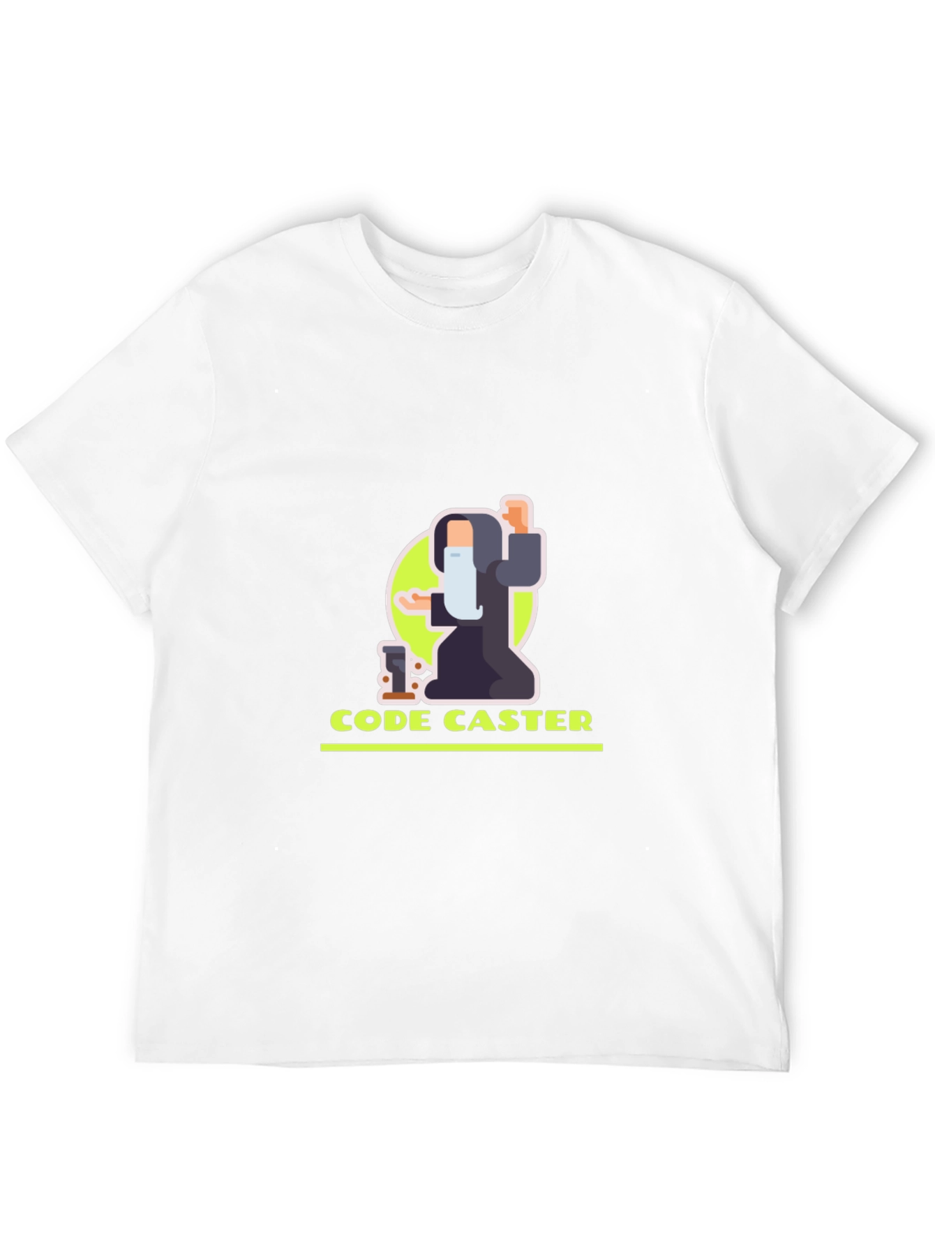 Code Caster Graphic Tee - Black Cotton Blend