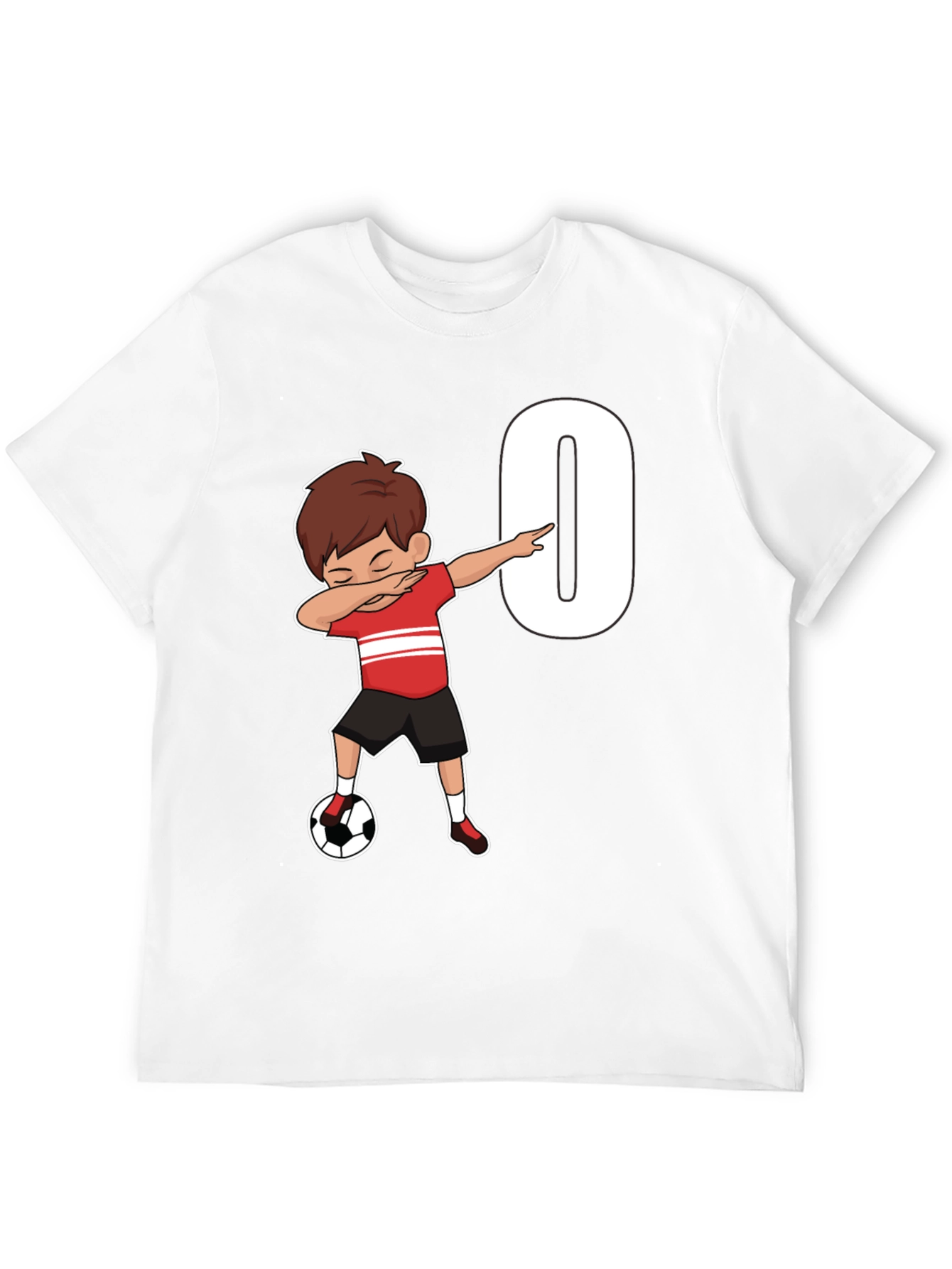 Soccer Birthday T-Shirt - Number 0