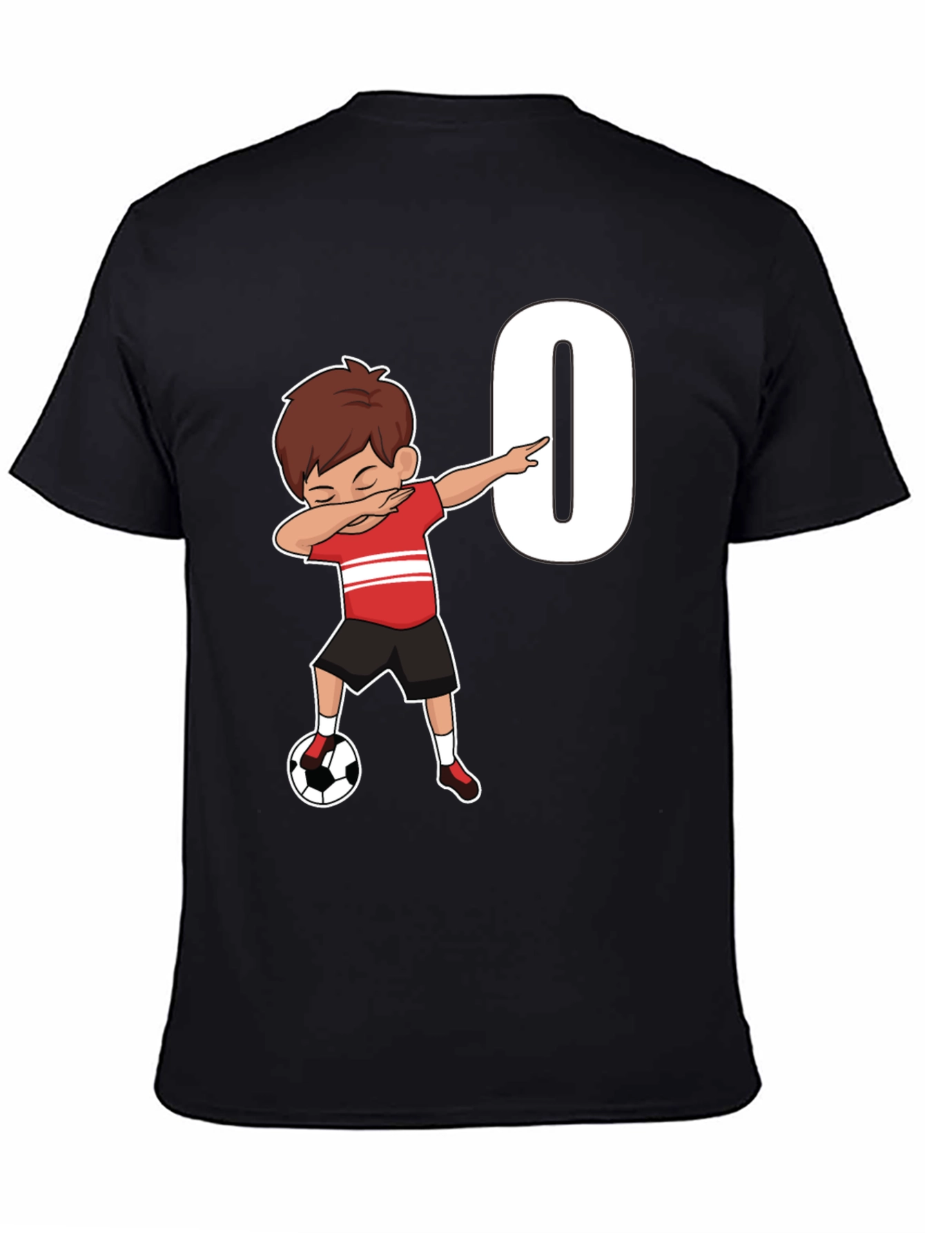 Soccer Birthday T-Shirt - Number 0