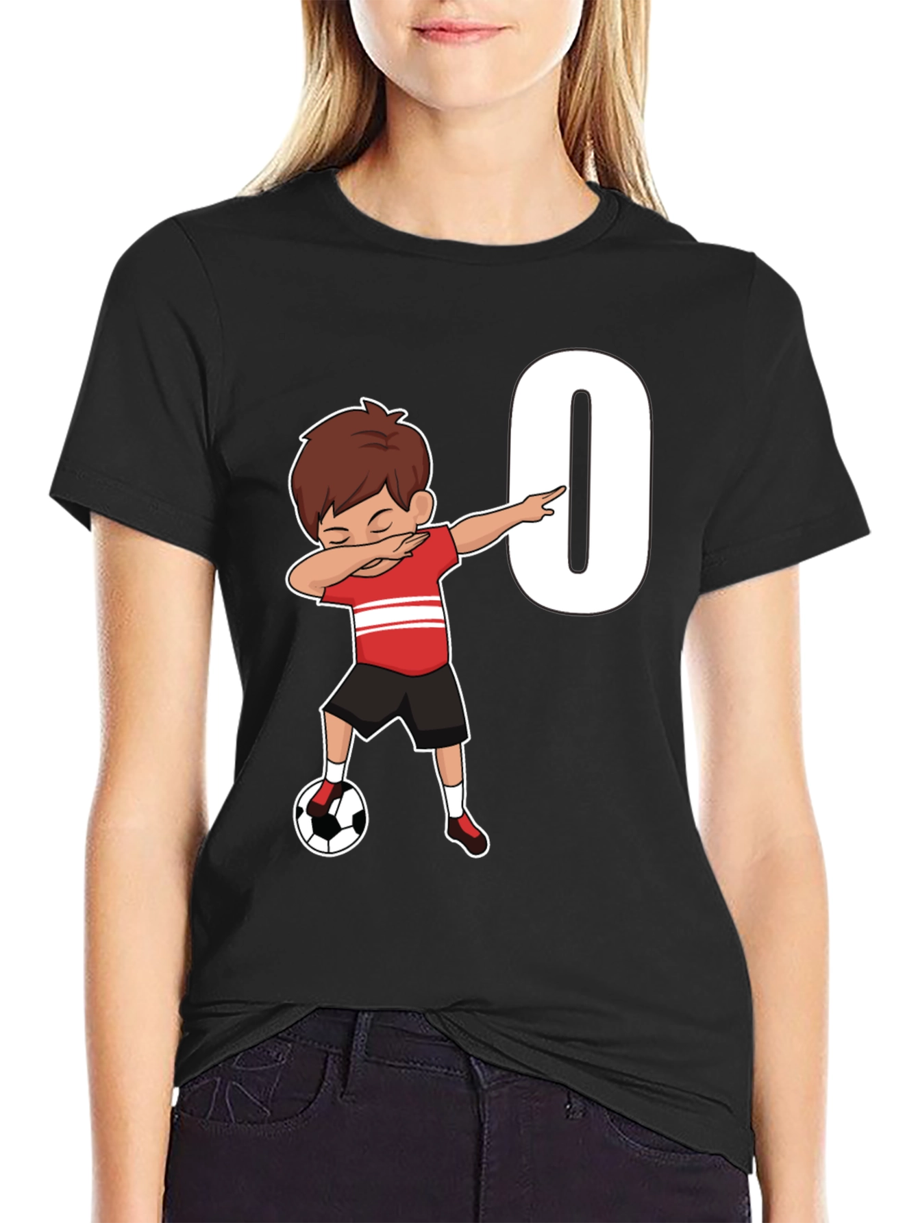 Soccer Birthday T-Shirt - Number 0