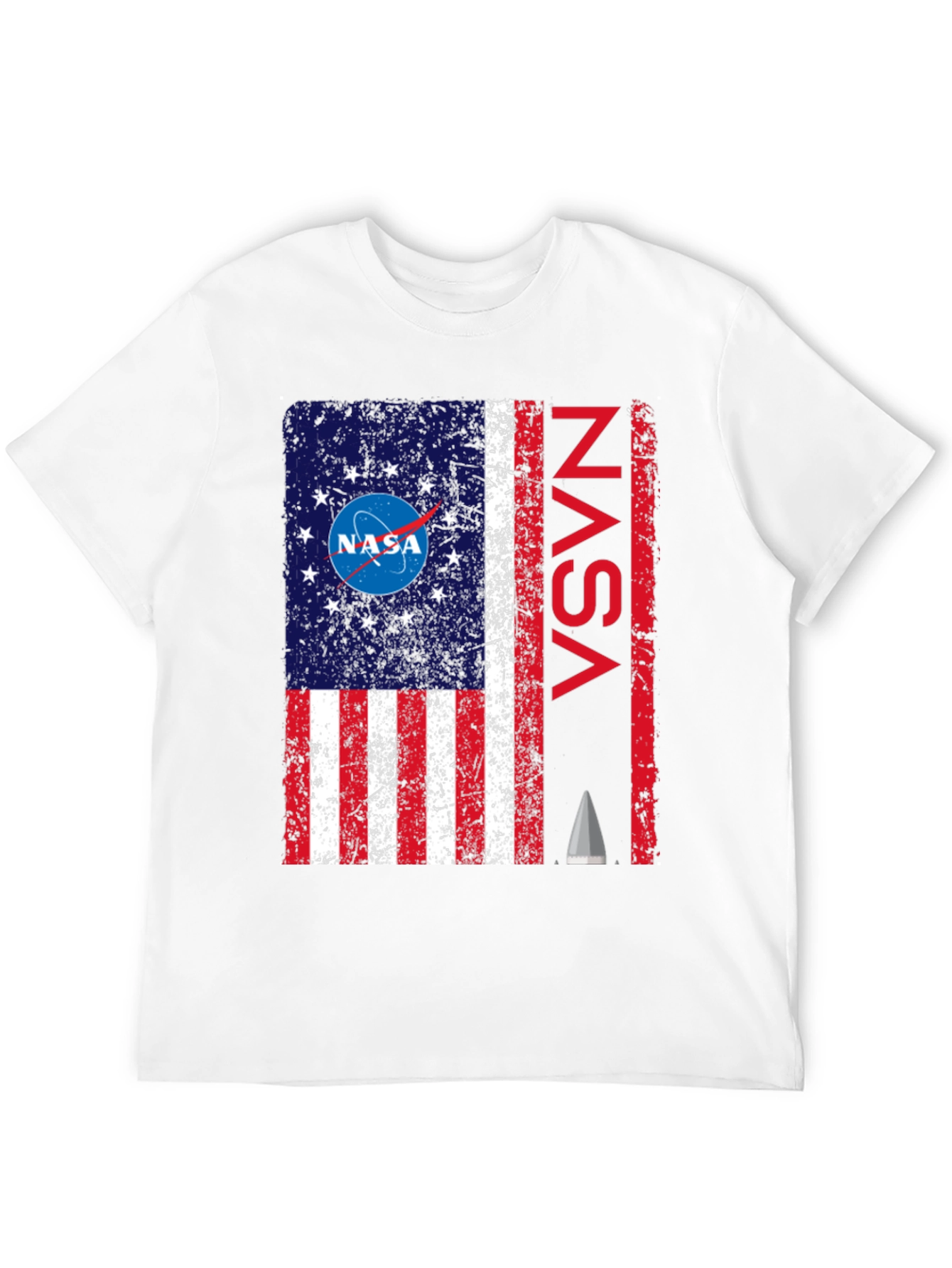 NASA American Flag T-Shirt
