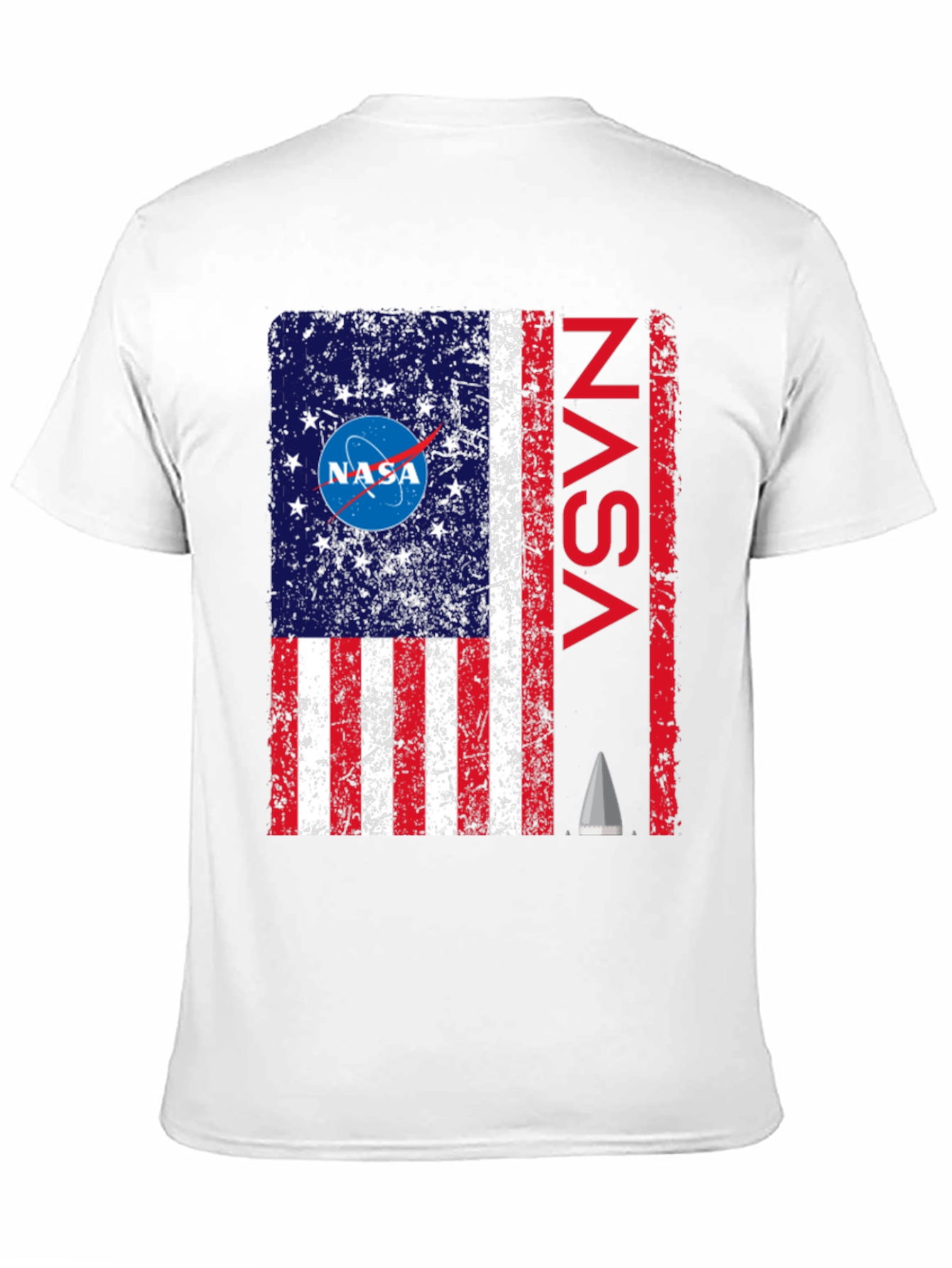 NASA American Flag T-Shirt