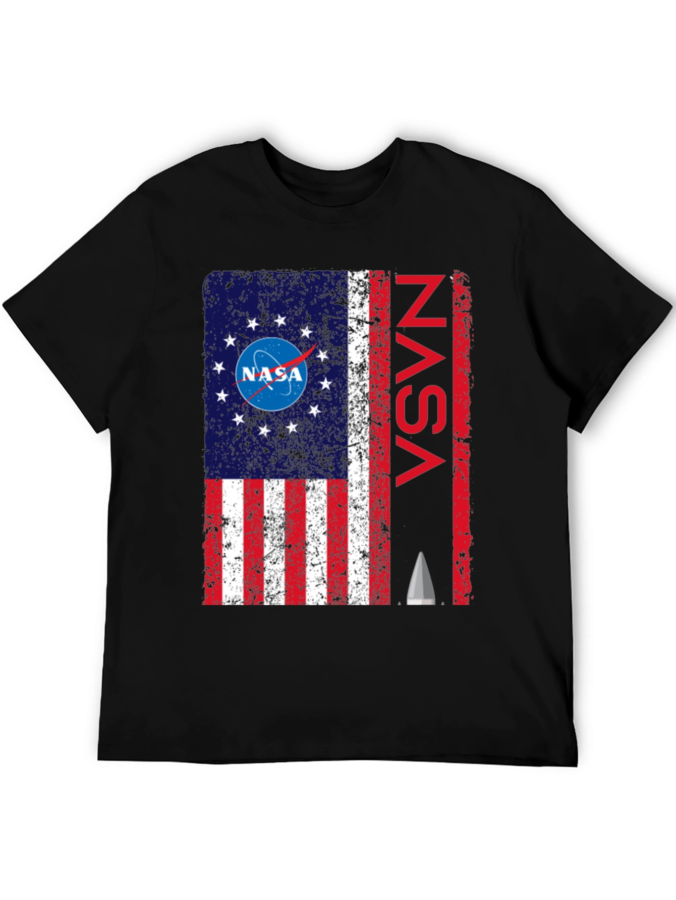 NASA American Flag T-Shirt