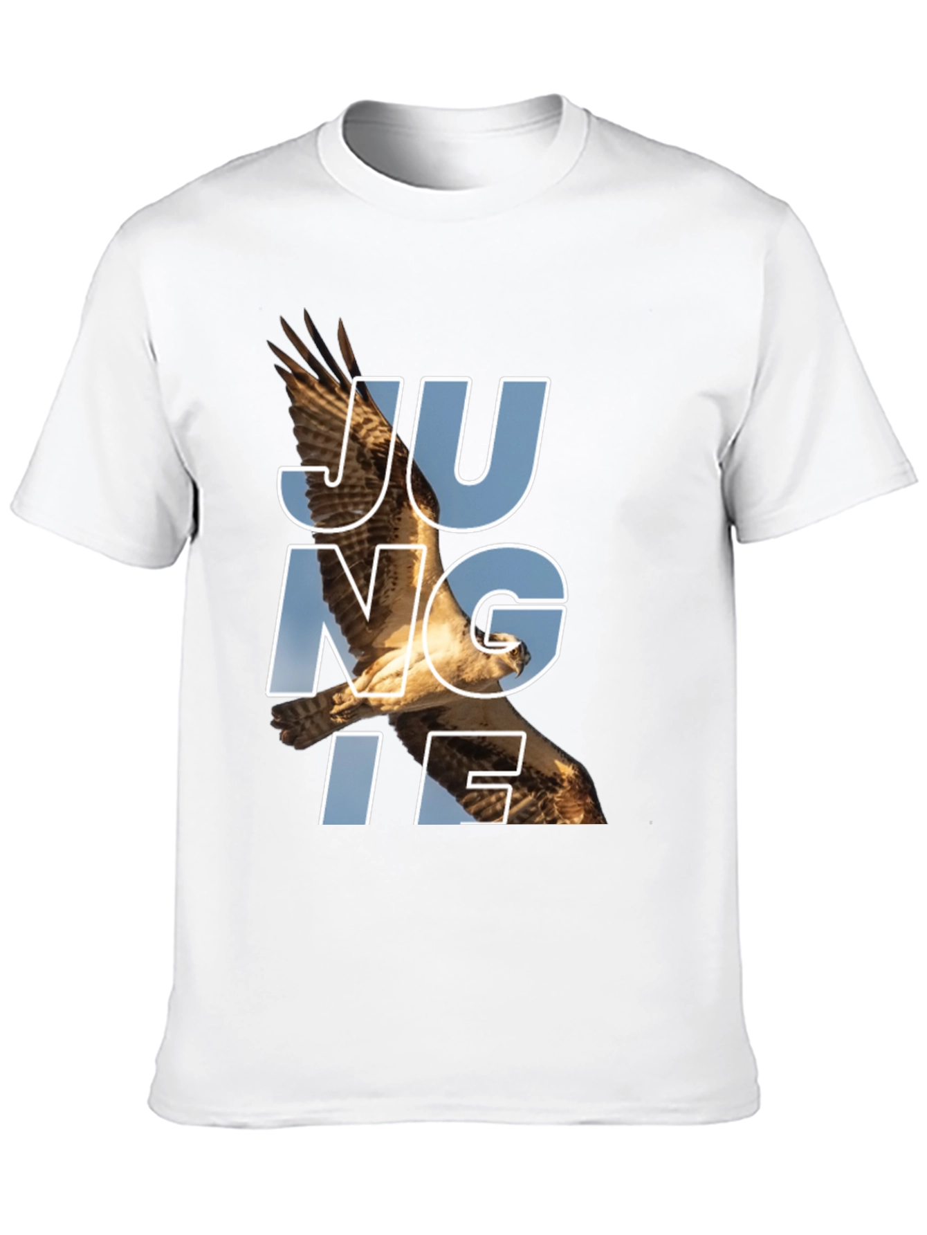 JUNGLE Eagle Graphic T-Shirt - Black