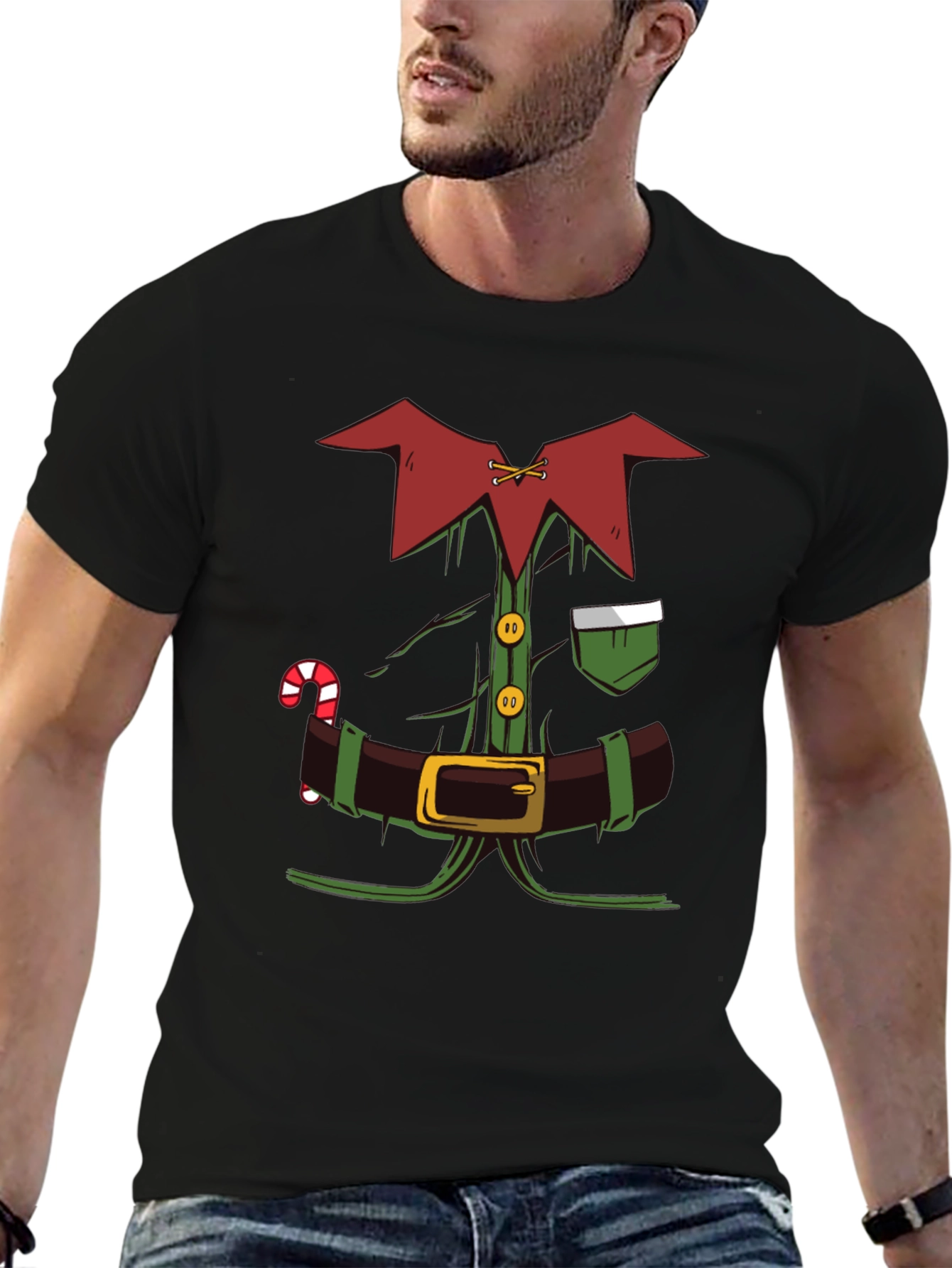 Elf Costume Graphic T-Shirt