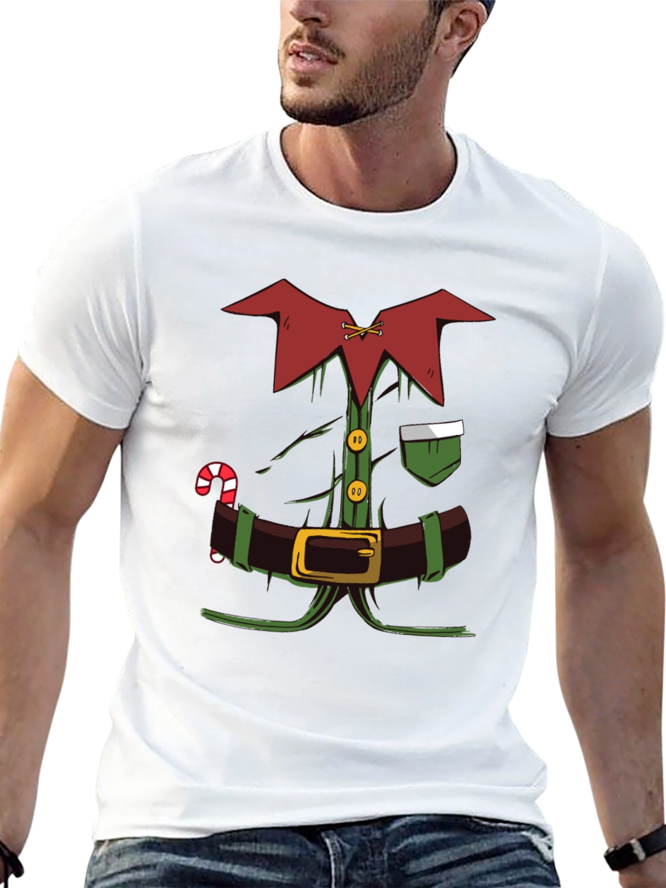 Elf Costume Graphic T-Shirt
