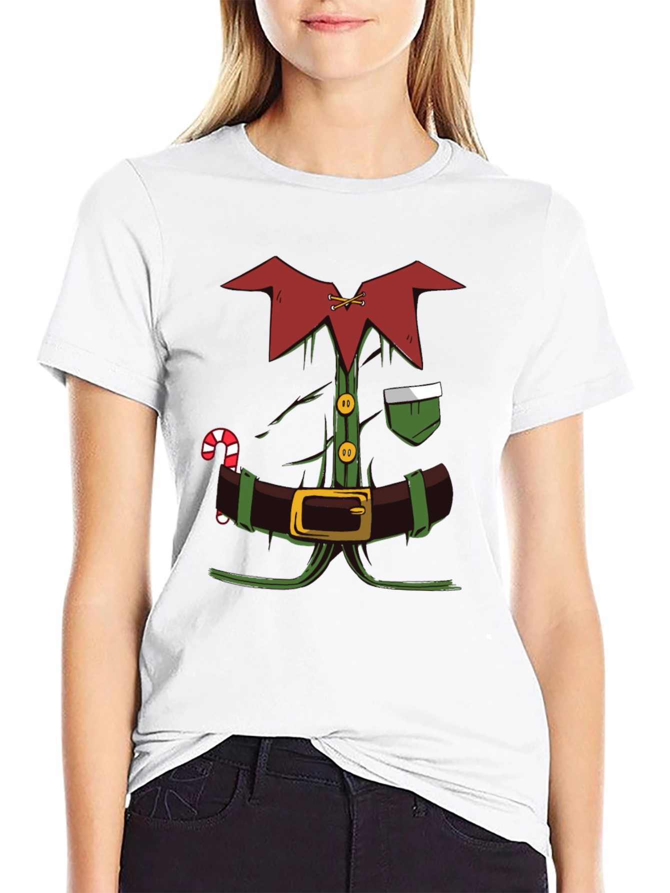 Elf Costume Graphic T-Shirt