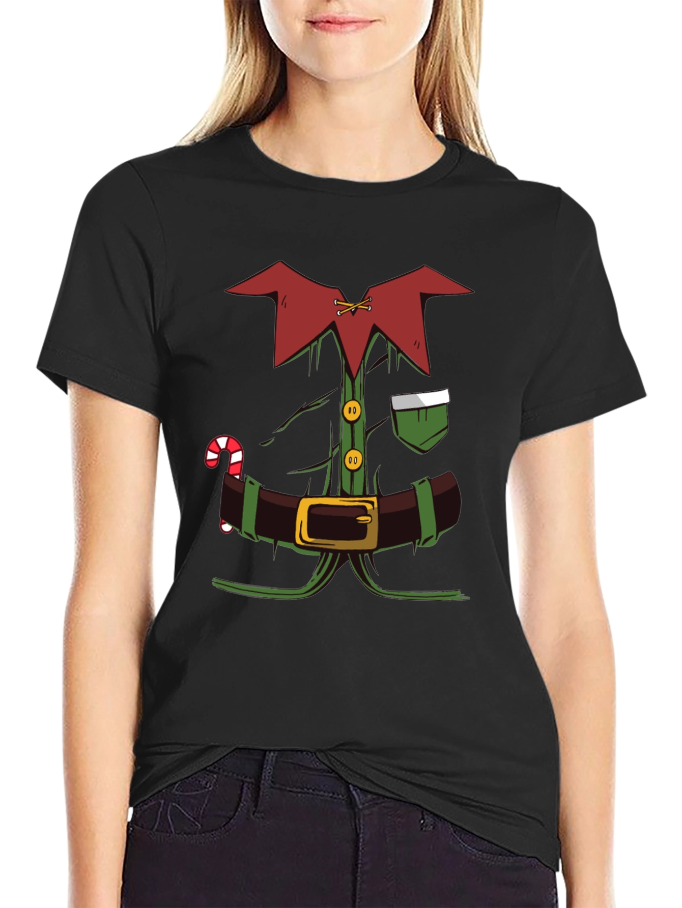 Elf Costume Graphic T-Shirt
