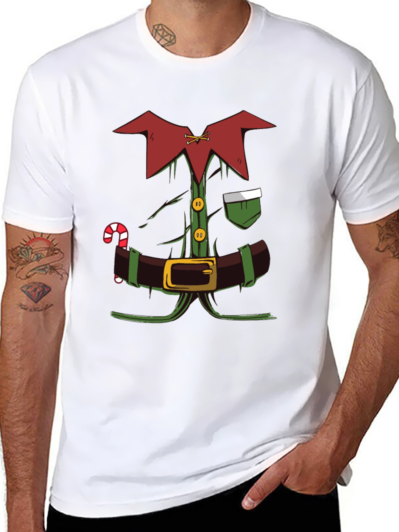 Elf Costume Graphic T-Shirt