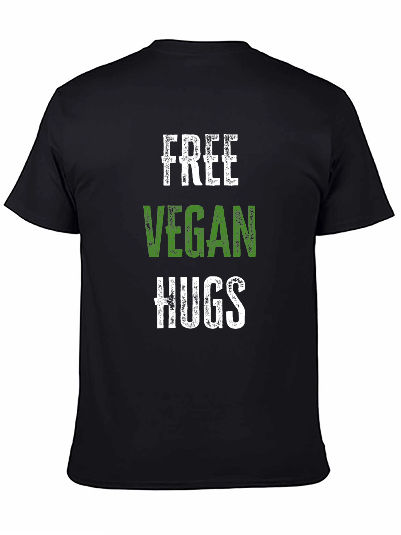 Free Vegan Hugs Graphic T-Shirt - Soft Cotton Tee