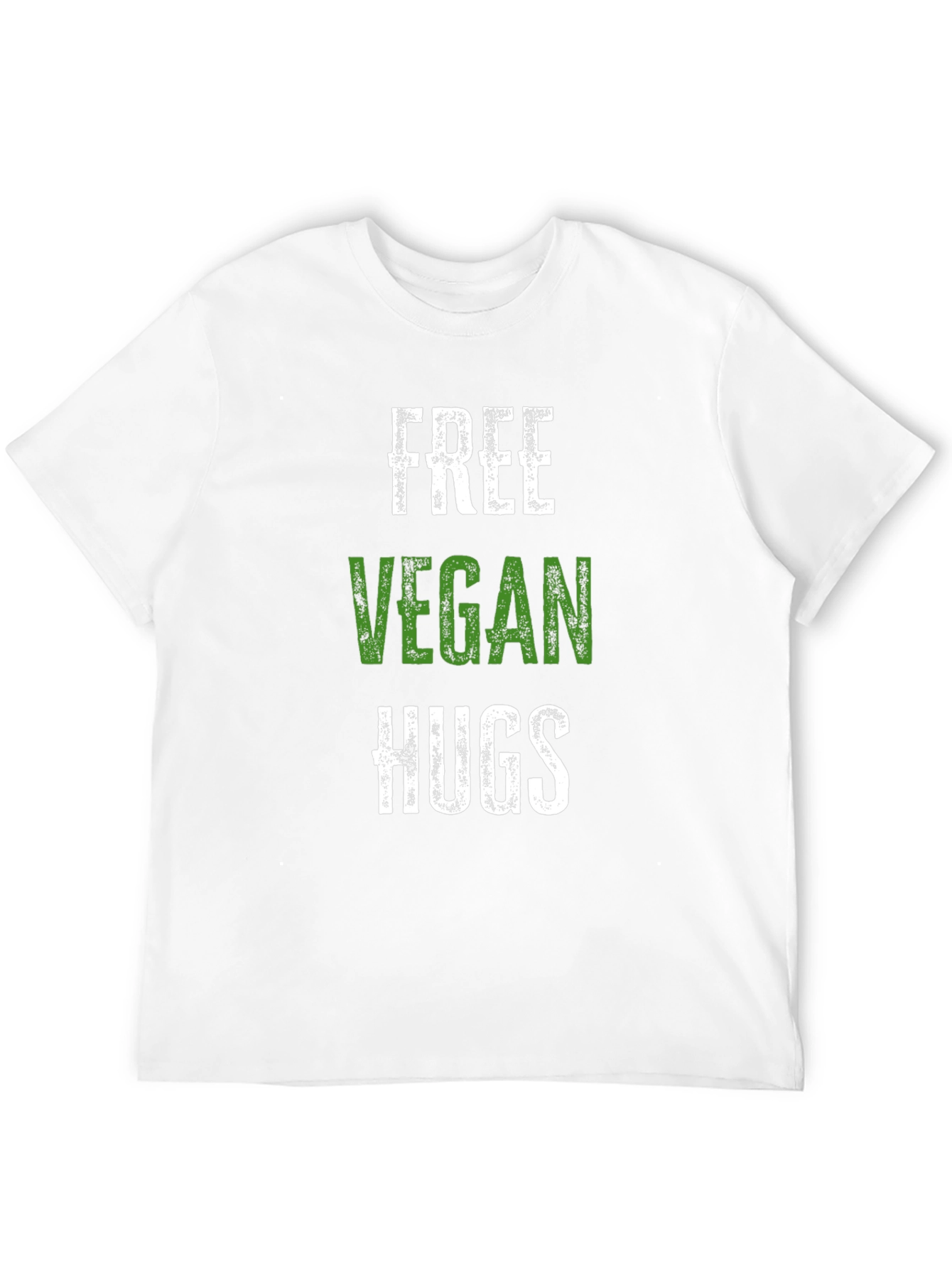 Free Vegan Hugs Graphic T-Shirt - Soft Cotton Tee