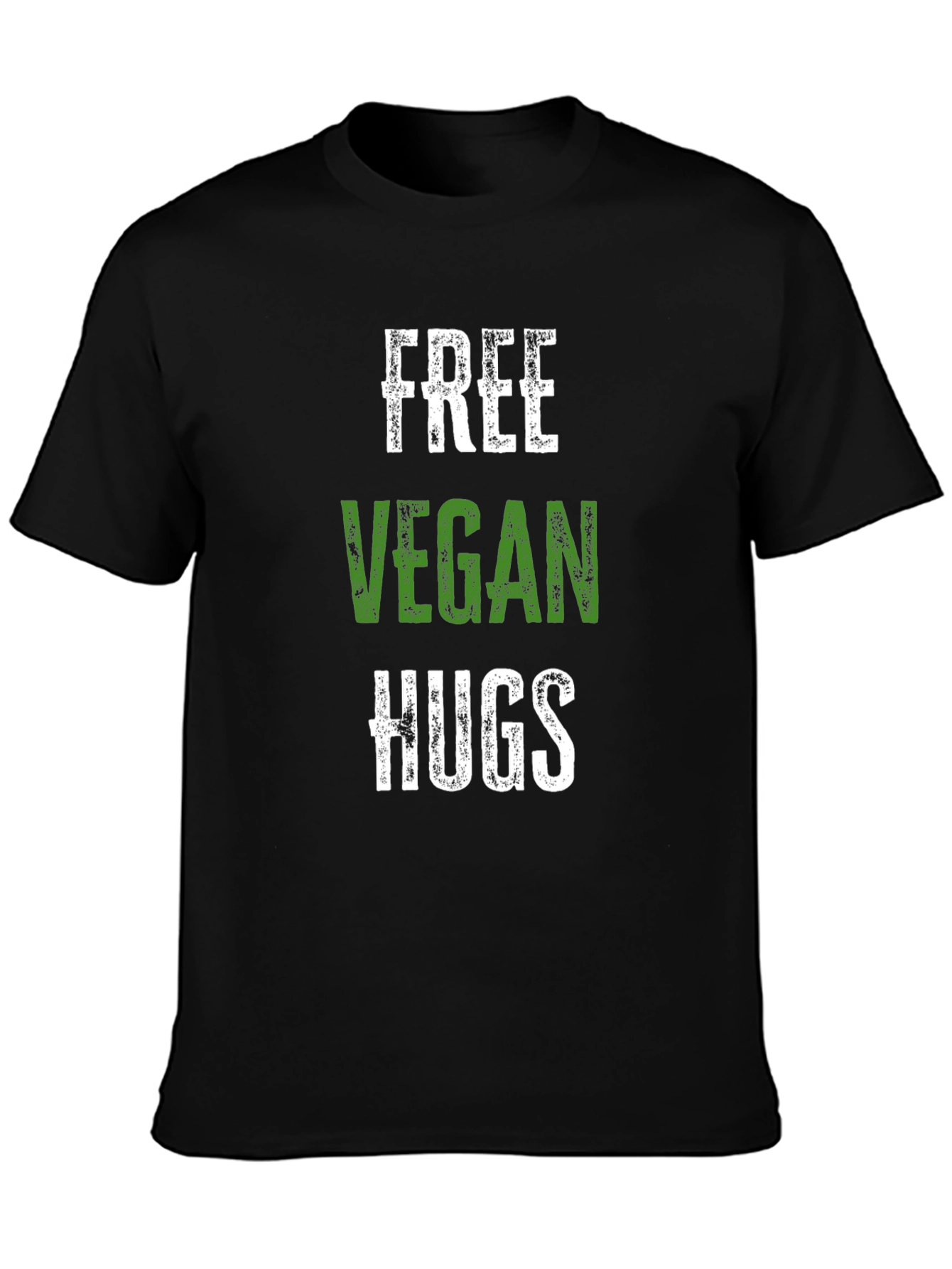 Free Vegan Hugs Graphic T-Shirt - Soft Cotton Tee