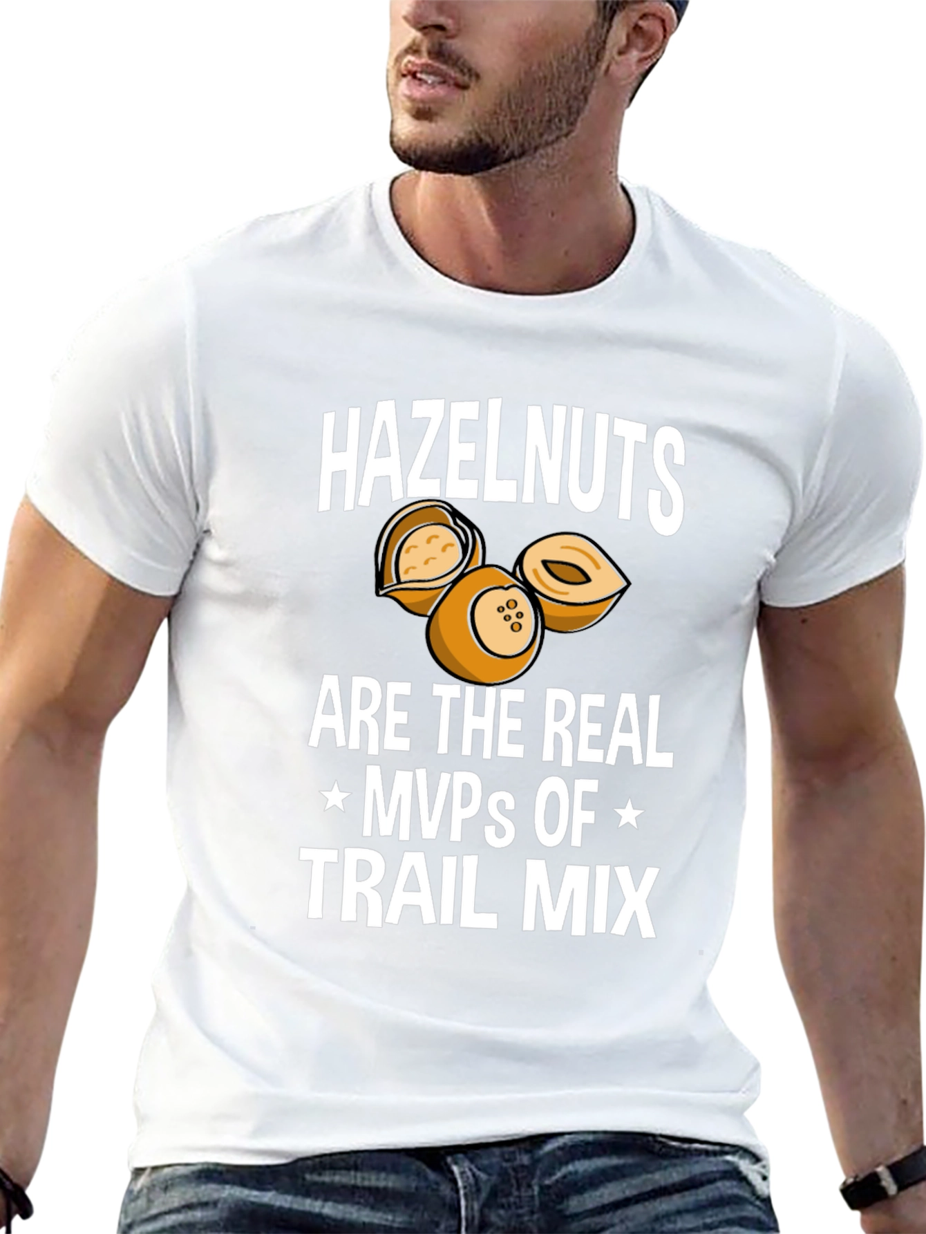 Funny Hazelnut Trail Mix MVP Graphic T-Shirt